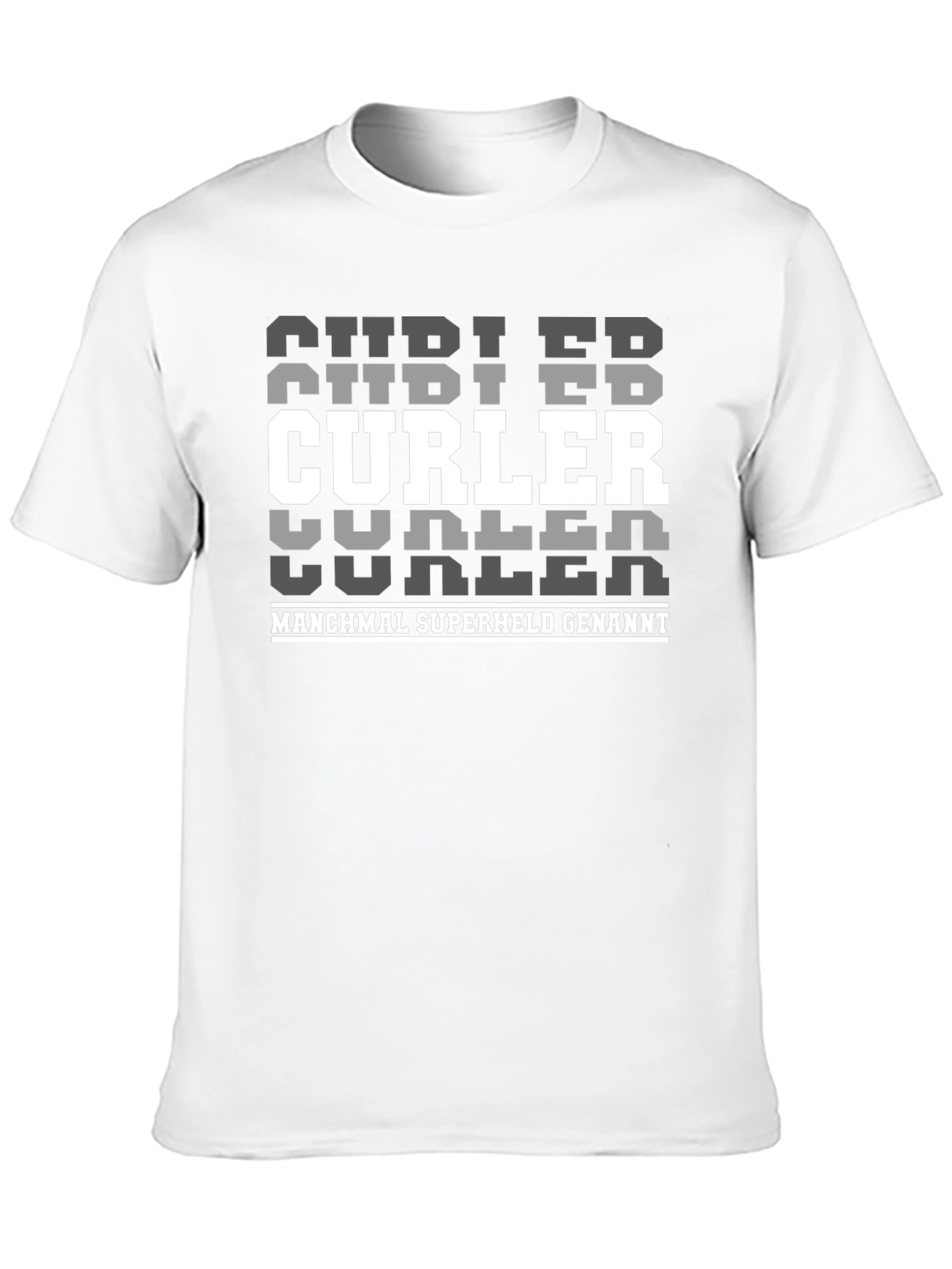 Curler Superheld T-Shirt - Black