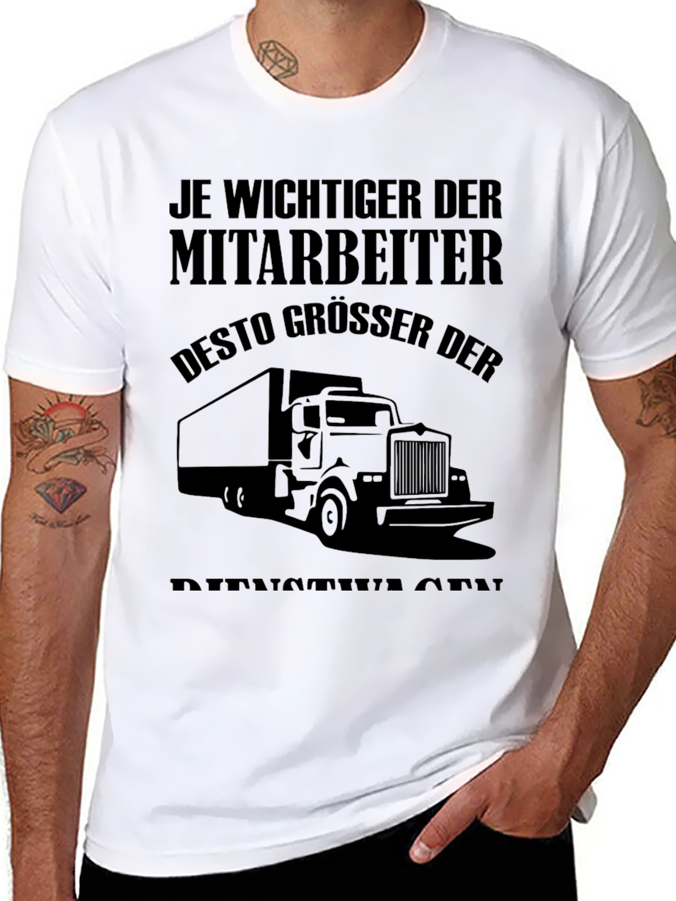 Truck Driver T-Shirt - Humorous German Slogan