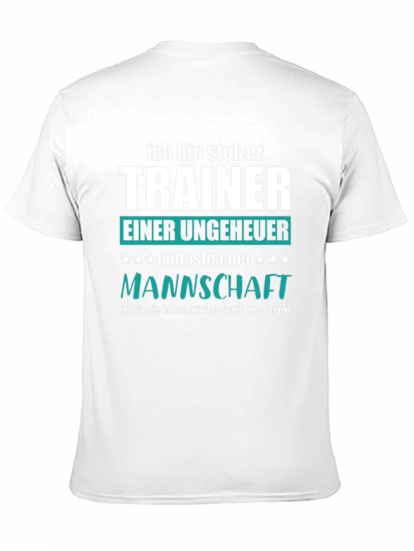 Proud Trainer T-Shirt - German Text Design
