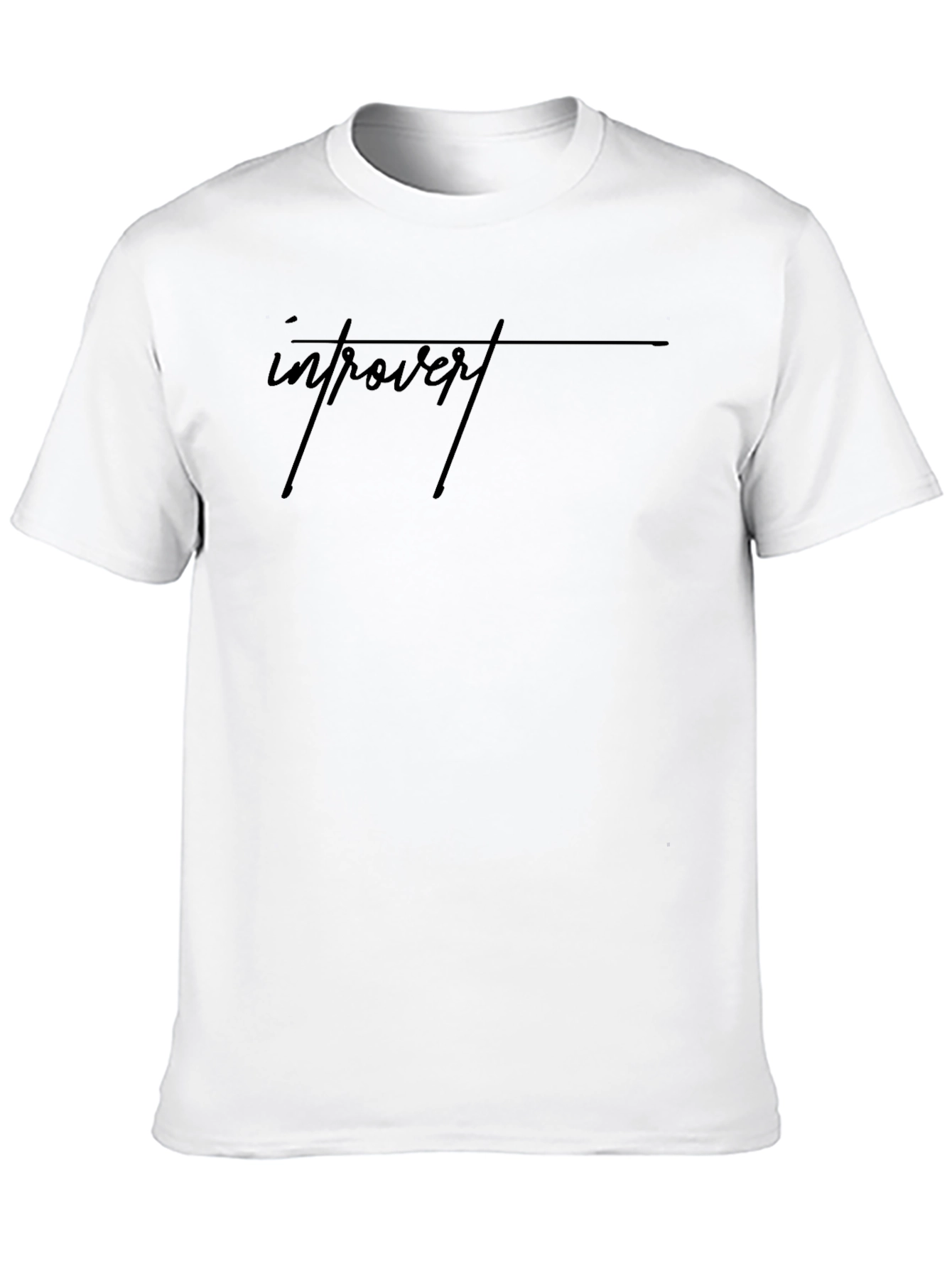 Introvert T-Shirt - Soft & Stylish Comfort