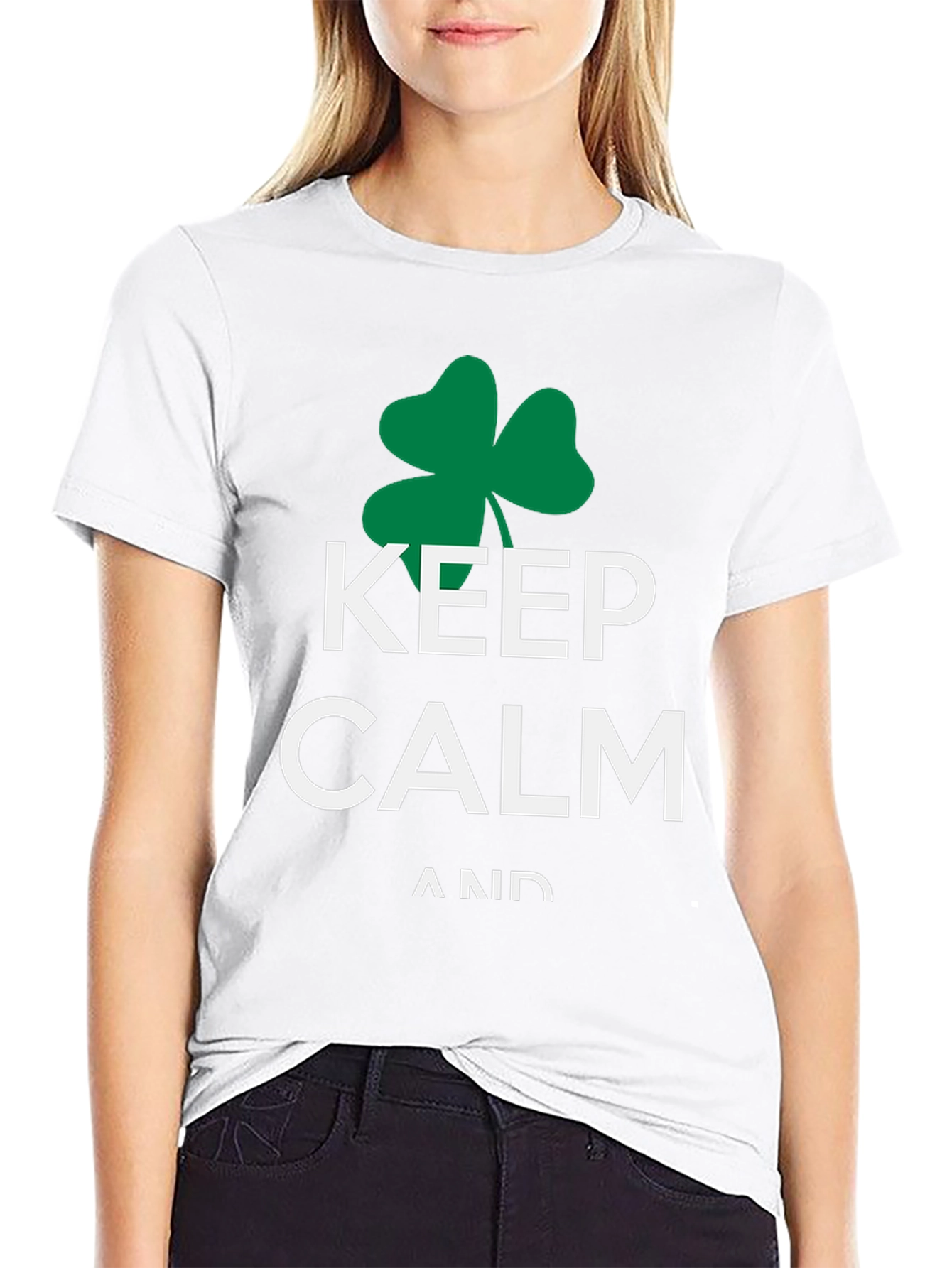 Keep Calm Shamrock T-Shirt - St. Patricks Day Tee