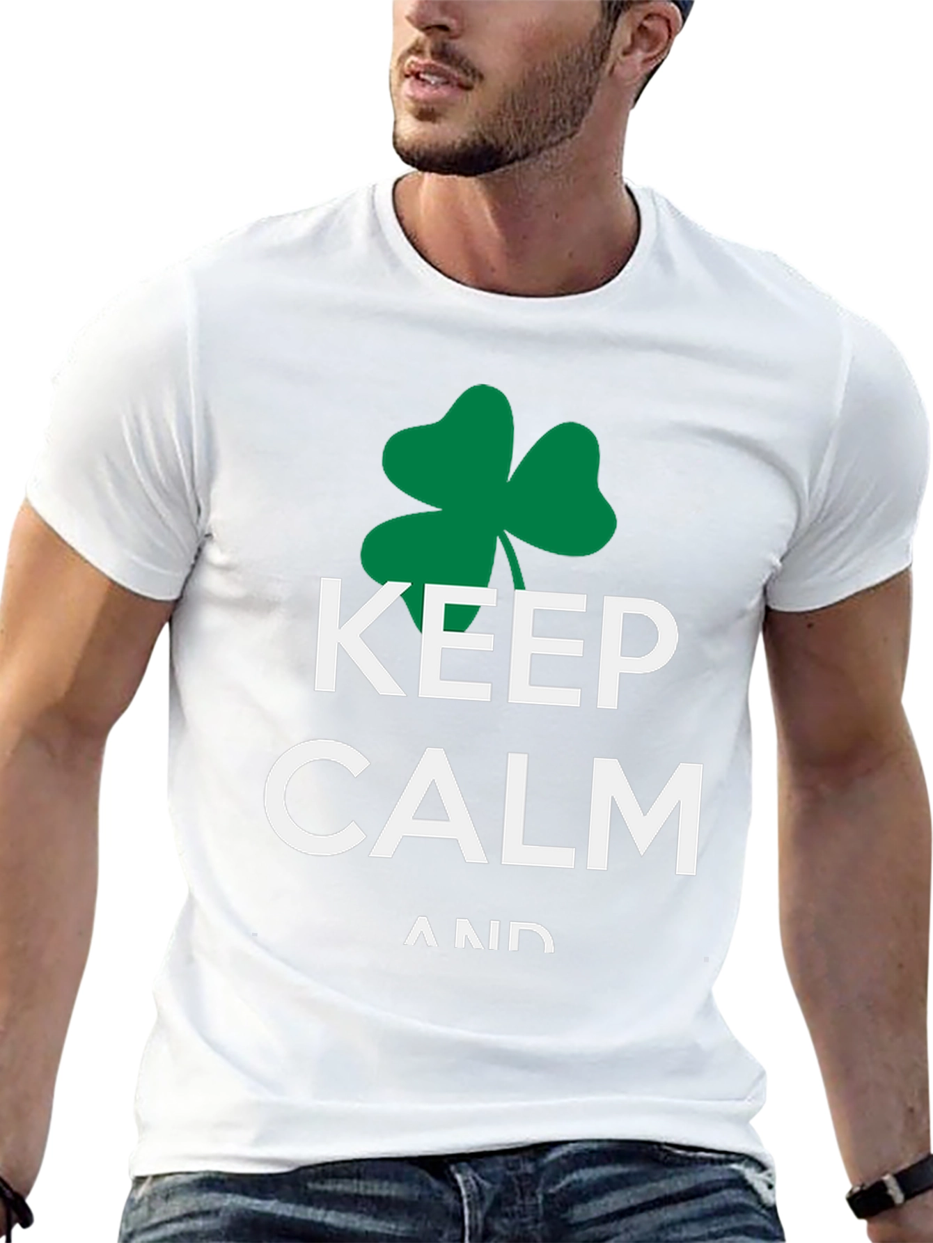 Keep Calm Shamrock T-Shirt - St. Patricks Day Tee