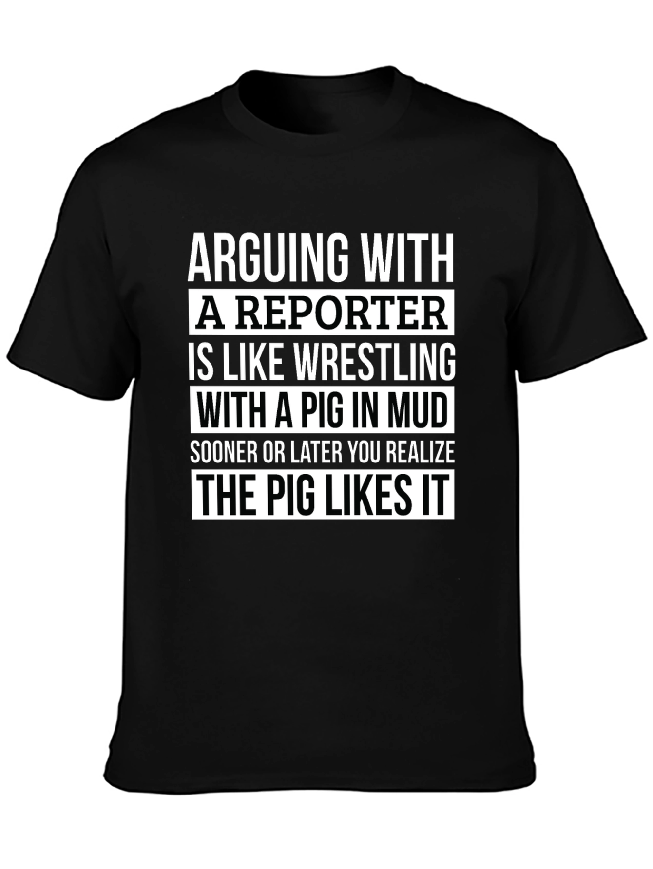 Arguing with a Reporter T-Shirt