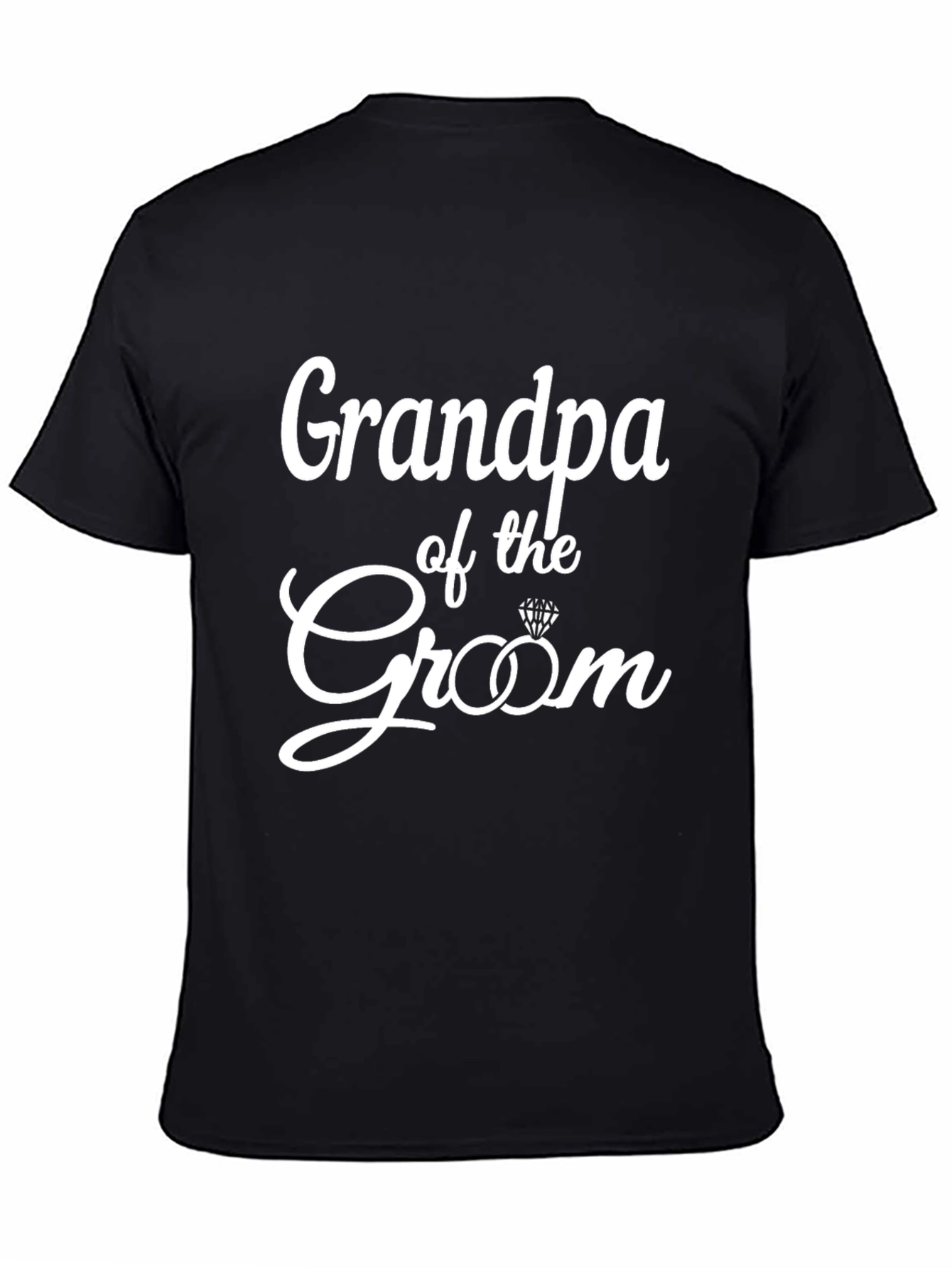 Grandpa of the Groom T-Shirt - Wedding Party Apparel