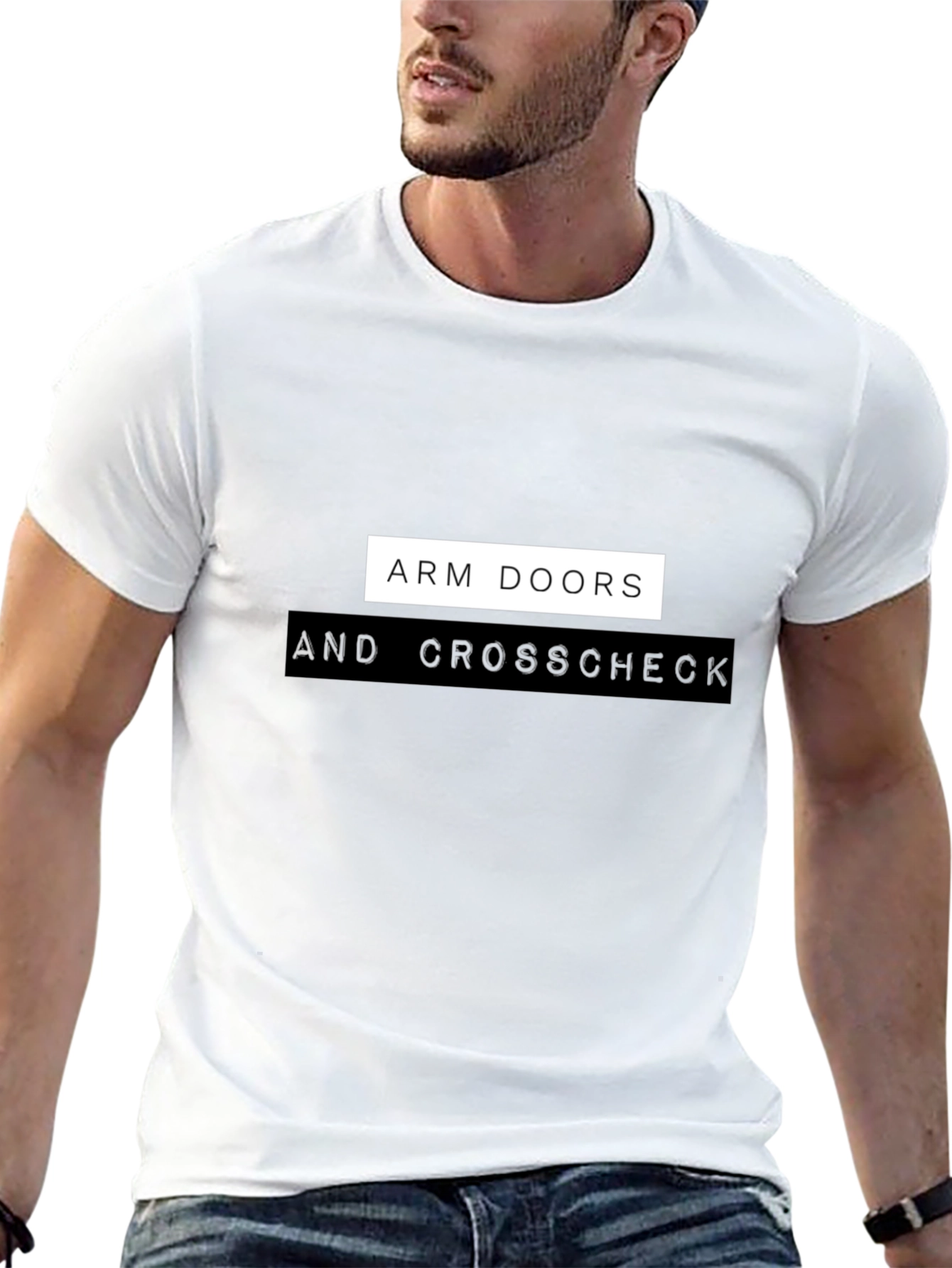 Arm Doors & Crosscheck Black T-Shirt