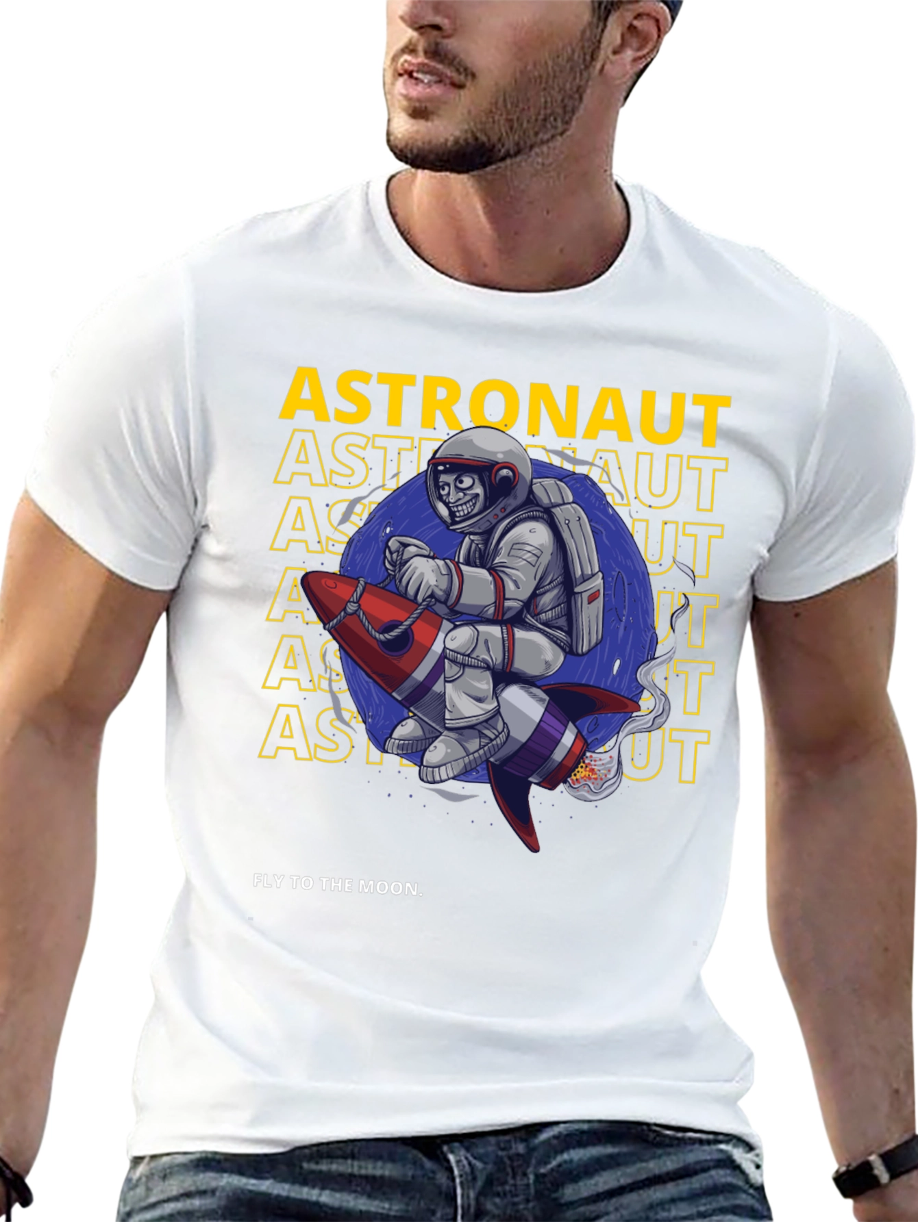 Astronaut Fly to the Moon T-Shirt