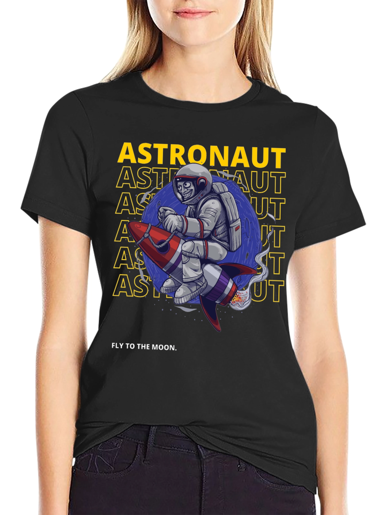 Astronaut Fly to the Moon T-Shirt