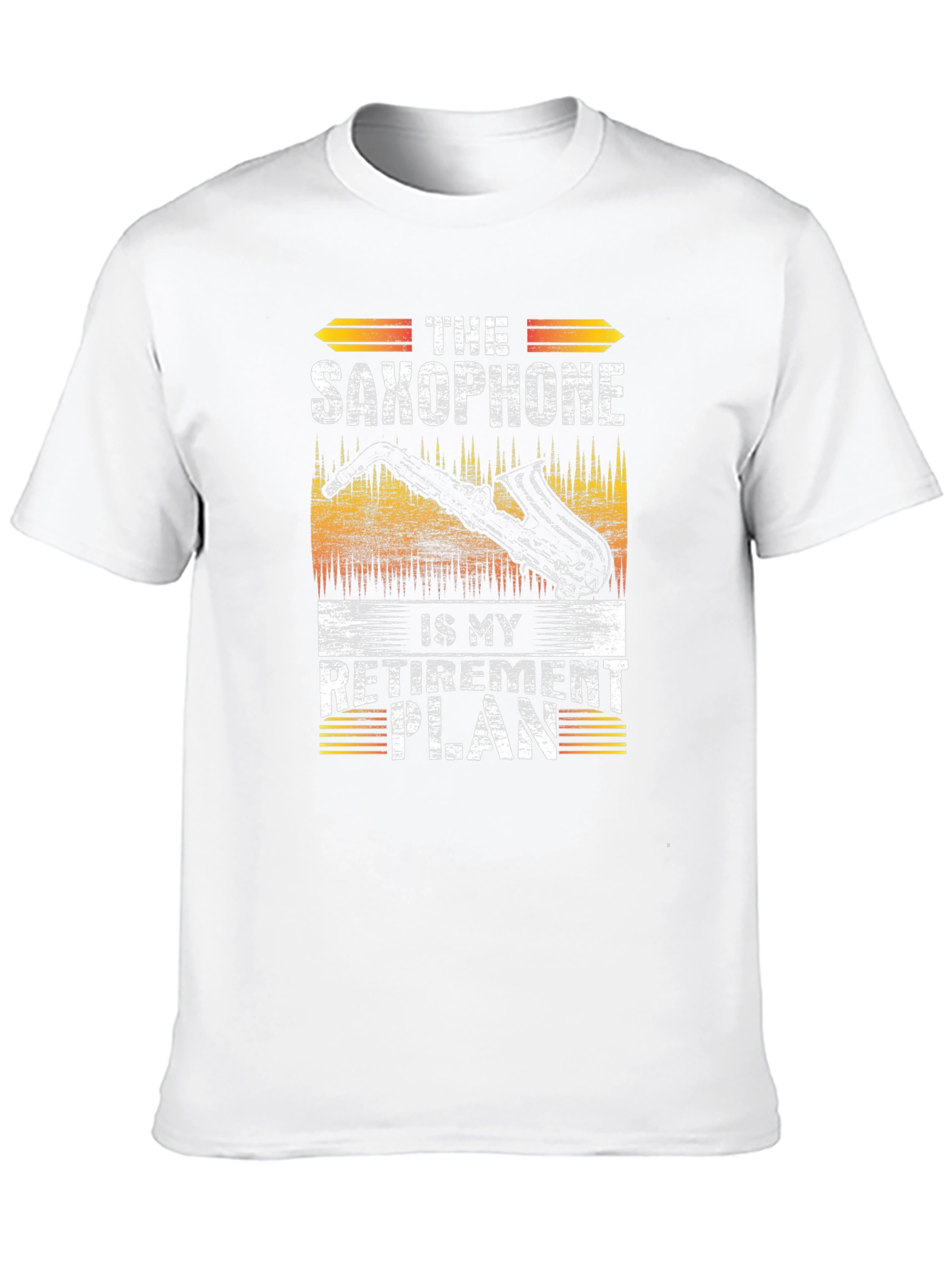 Saxophone Retirement Plan Graphic T-Shirt - Music Lover Tee