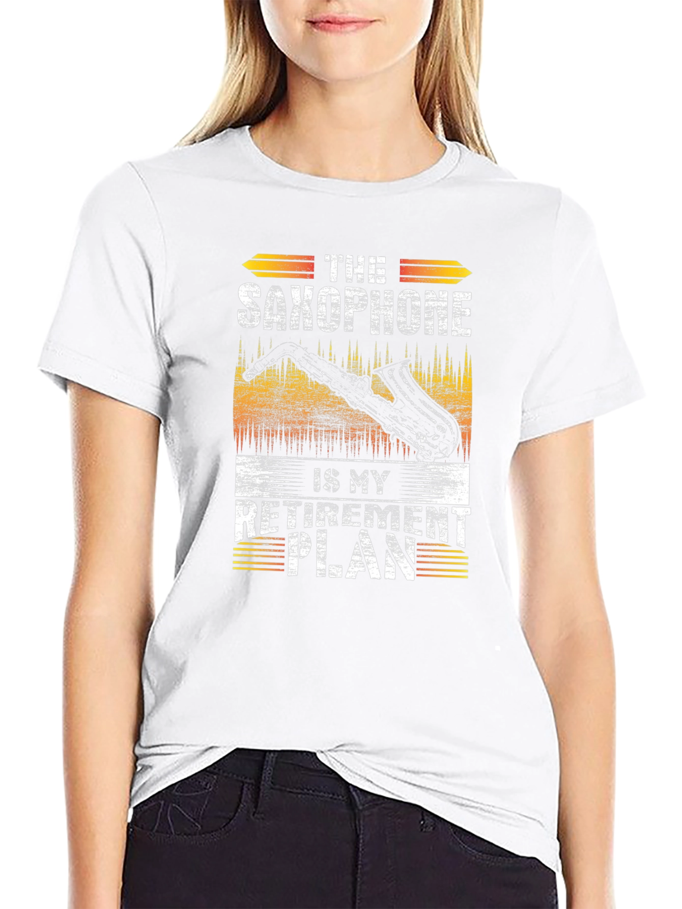 Saxophone Retirement Plan Graphic T-Shirt - Music Lover Tee