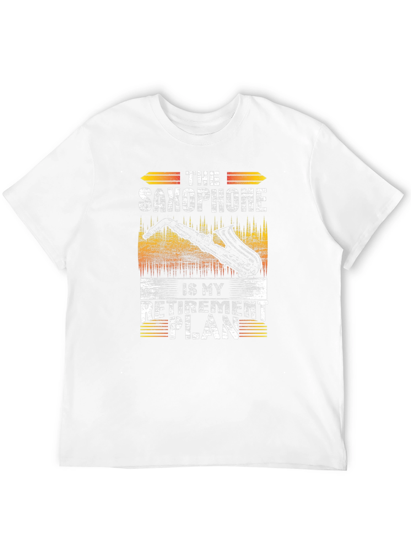Saxophone Retirement Plan Graphic T-Shirt - Music Lover Tee