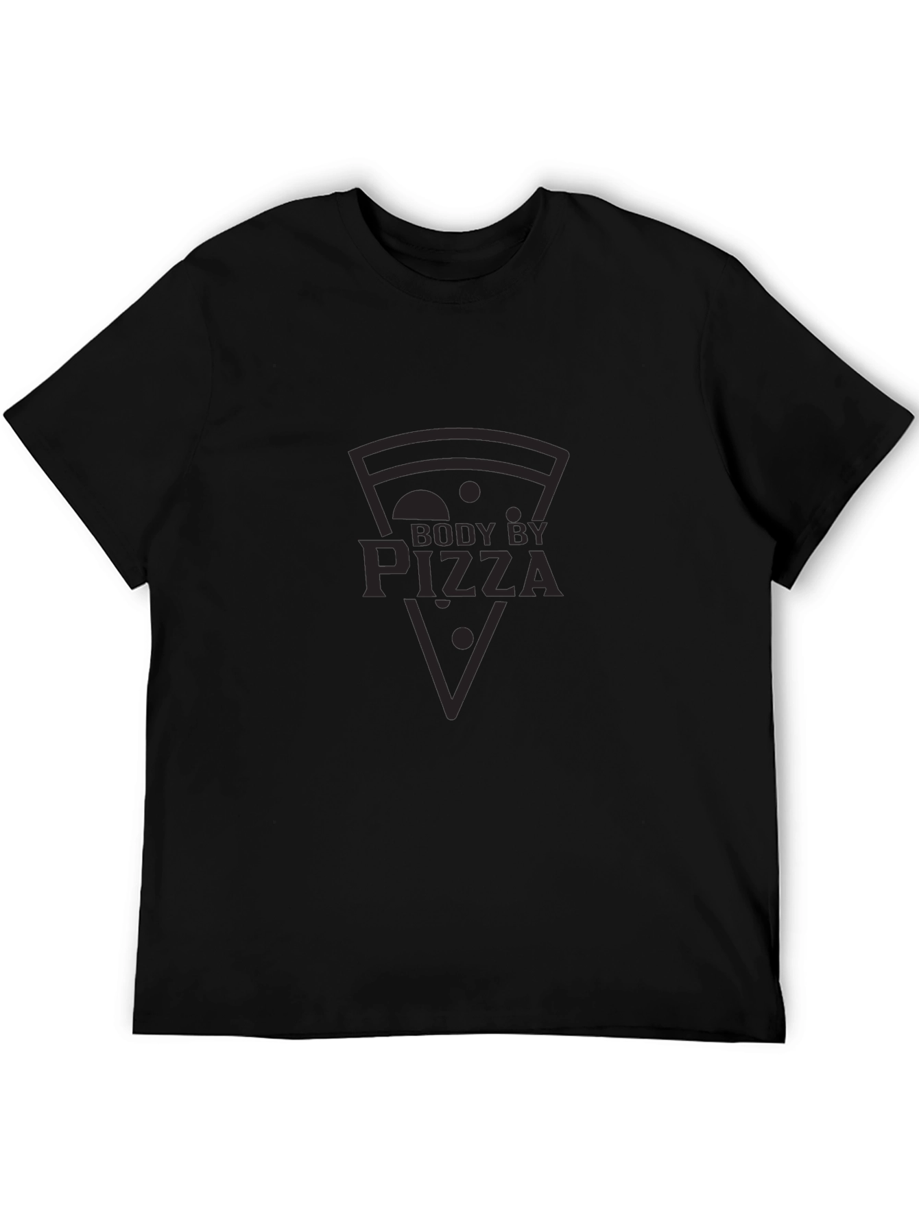 Body By Pizza Graphic Tee - Black