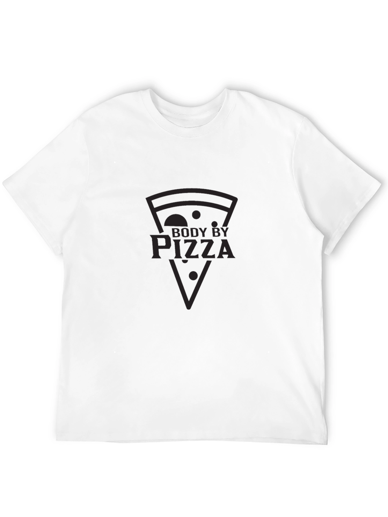 Body By Pizza Graphic Tee - Black