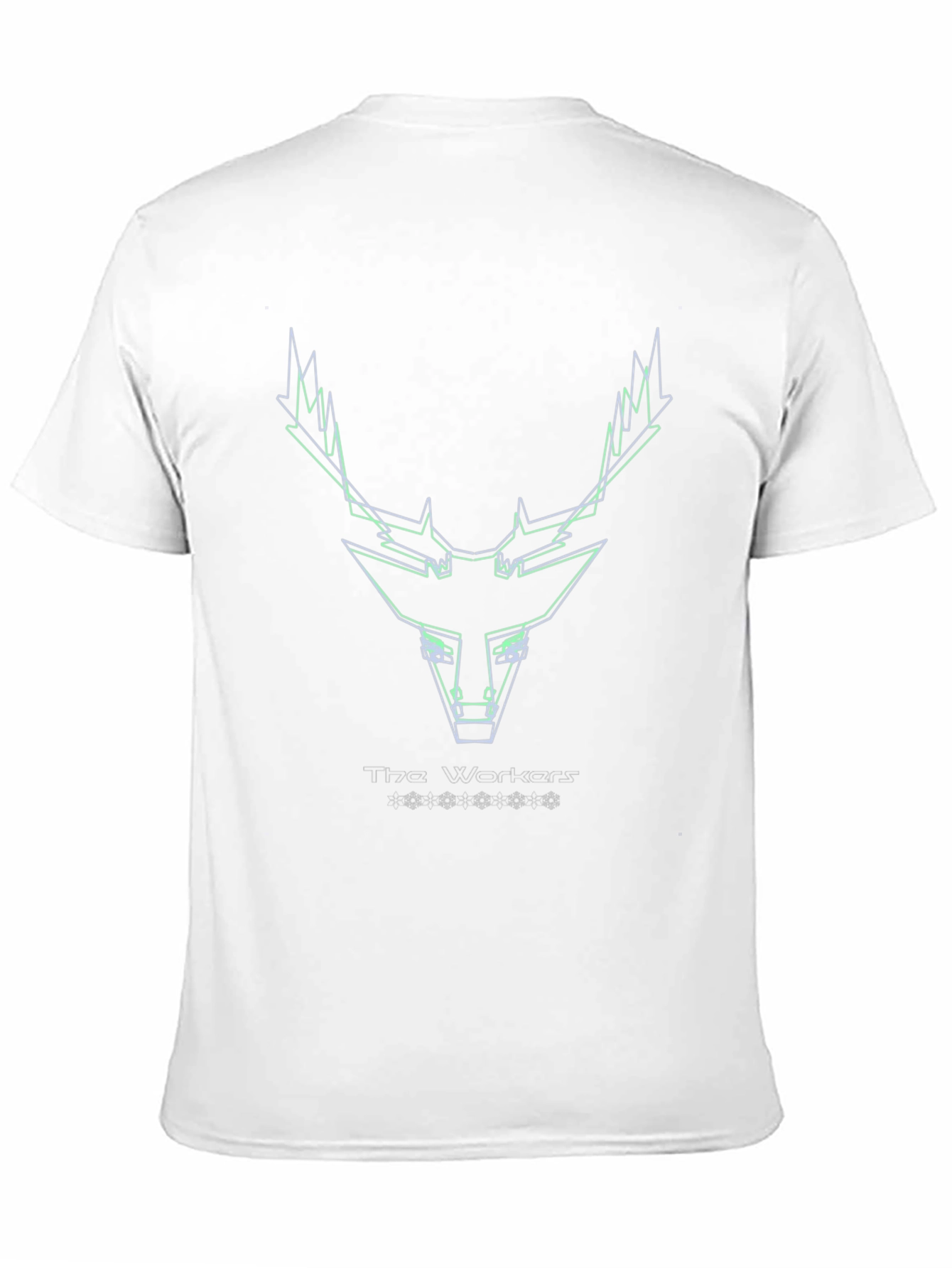 Geometric Deer Head Tee