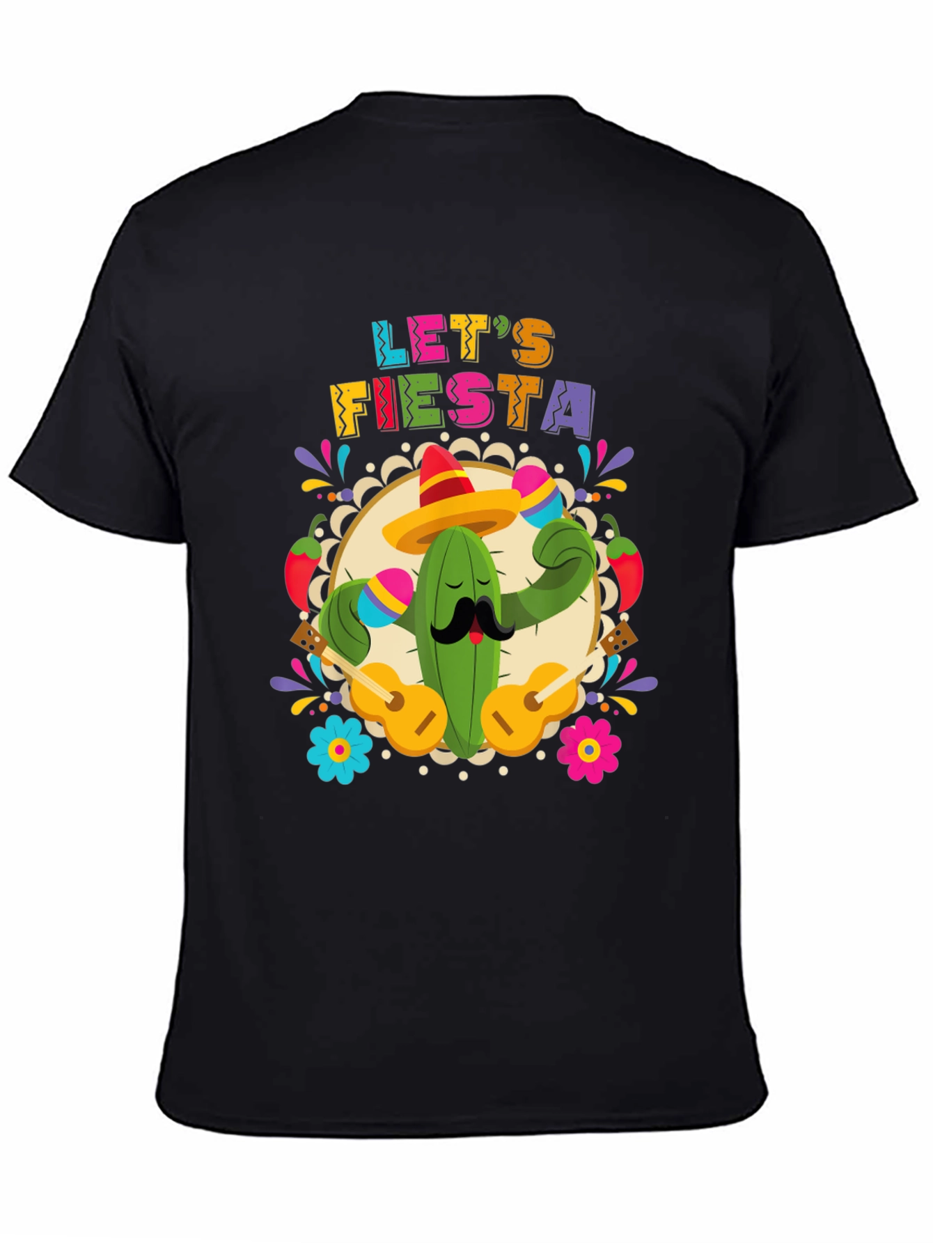 Lets Fiesta Cactus T-Shirt - Cinco De Mayo