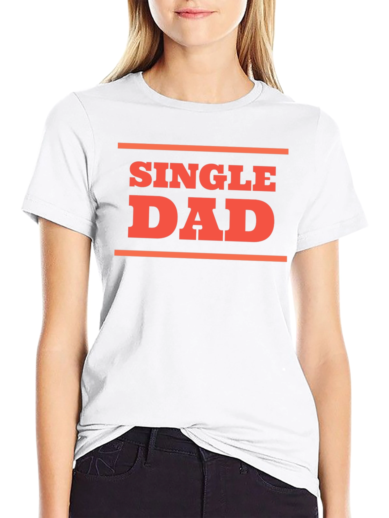Single Dad Graphic T-Shirt - Black
