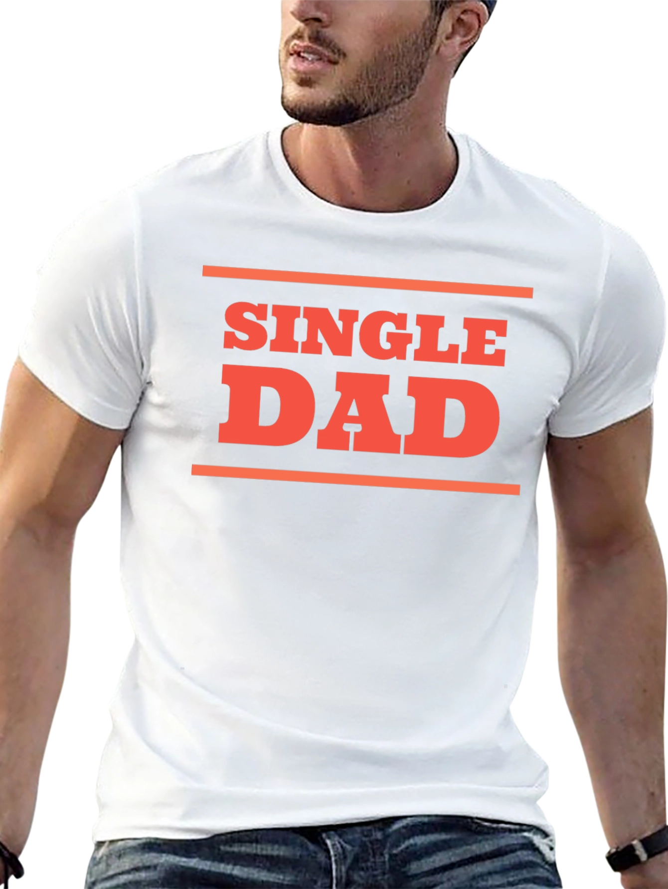 Single Dad Graphic T-Shirt - Black