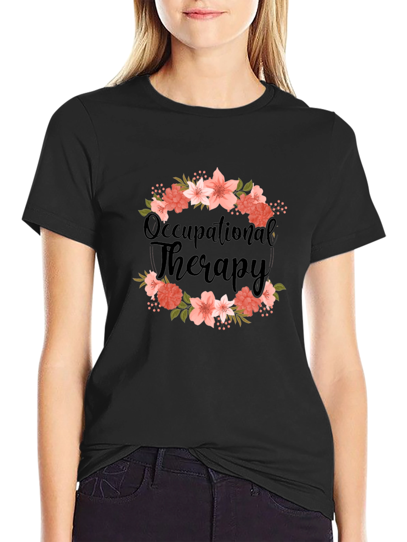 Occupational Therapy Floral Tee