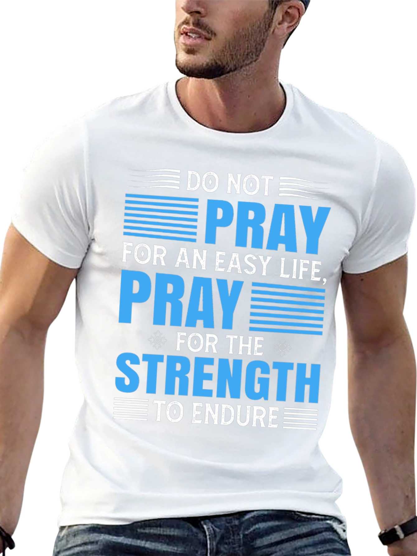 Inspirational T-Shirt: Pray for Strength