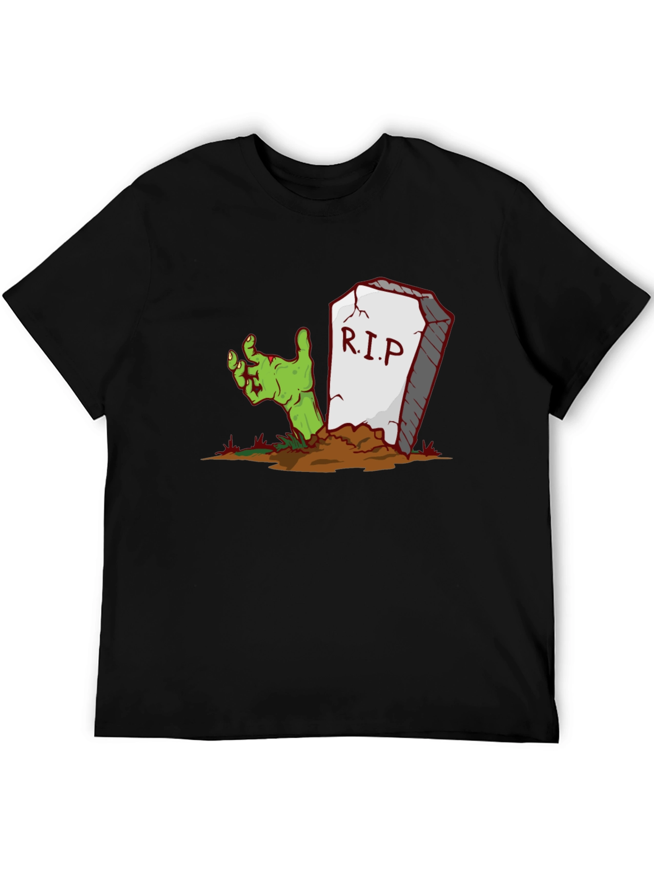 Zombie Hand RIP Graphic Tee - Halloween