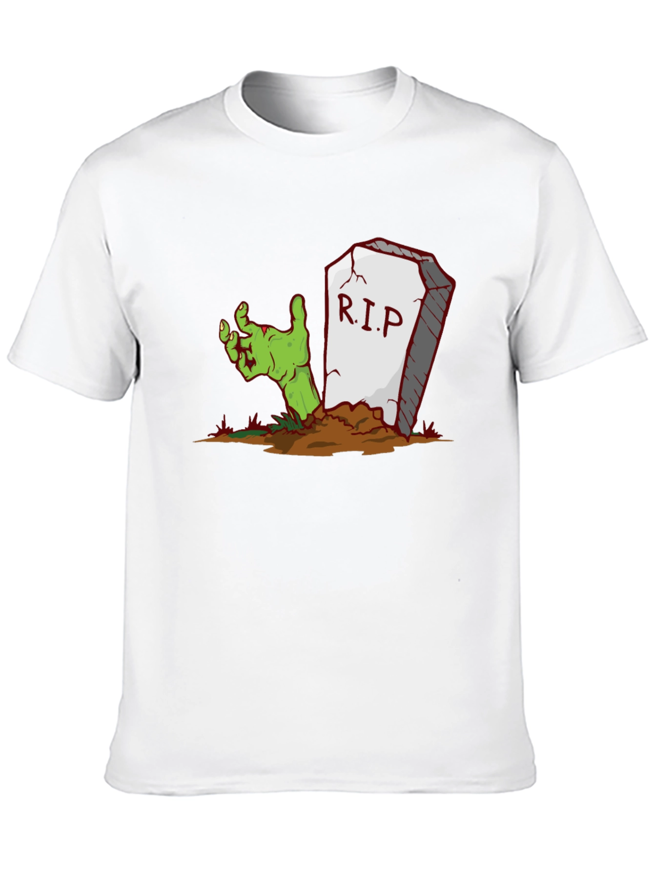 Zombie Hand RIP Graphic Tee - Halloween