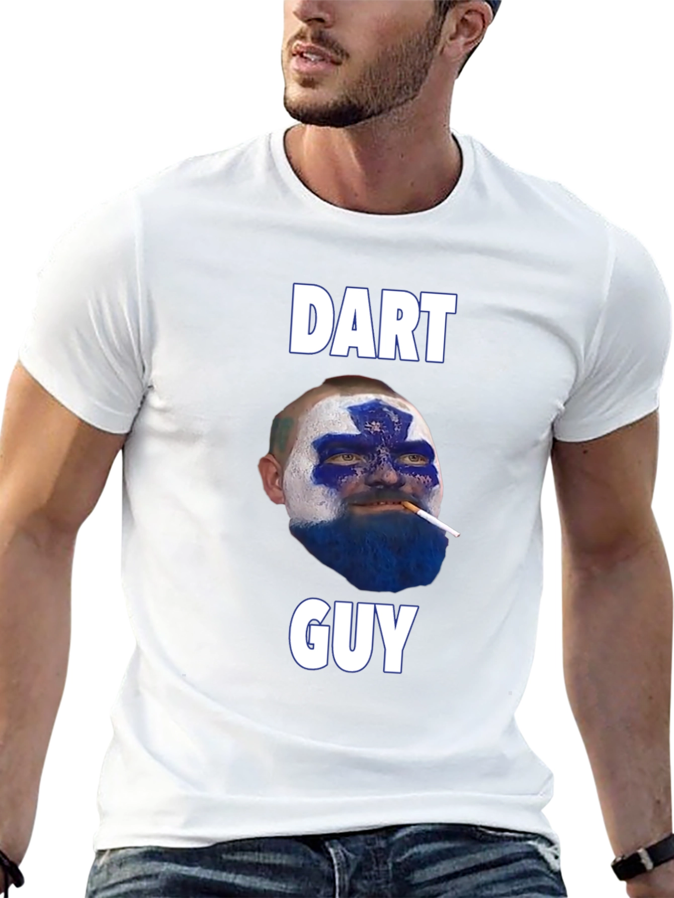Dart Guy T-Shirt - Funny Graphic Tee