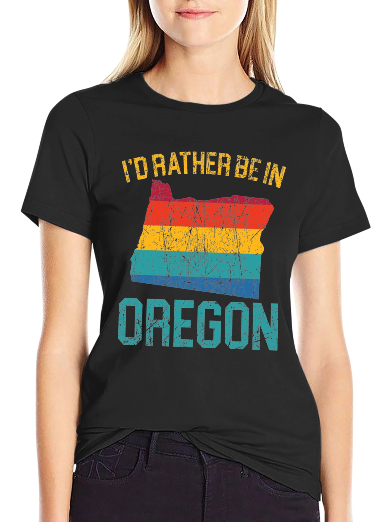 Oregon State Graphic Tee - Retro Travel Shirt