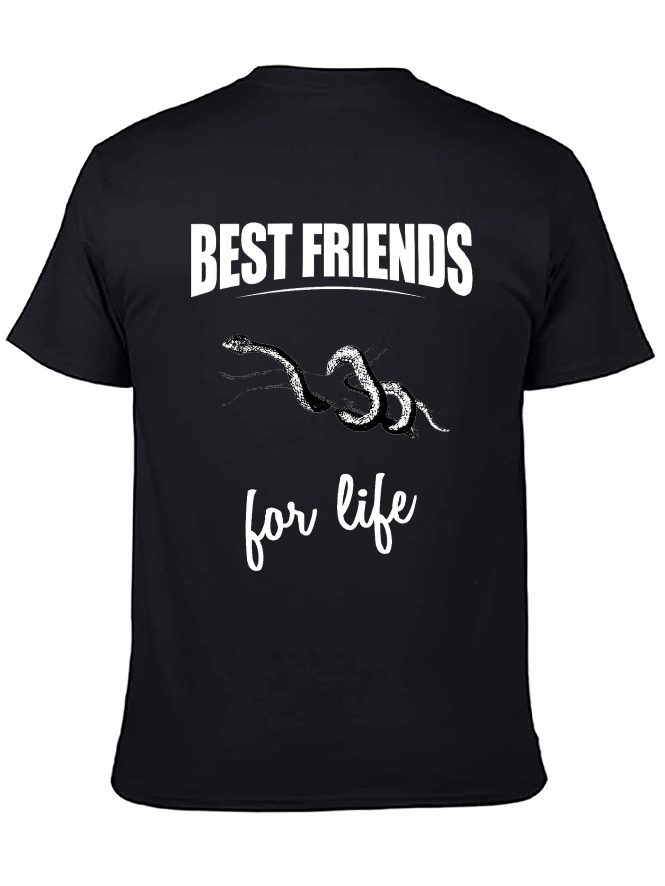 Best Friends Snakes Graphic Tee Shirt