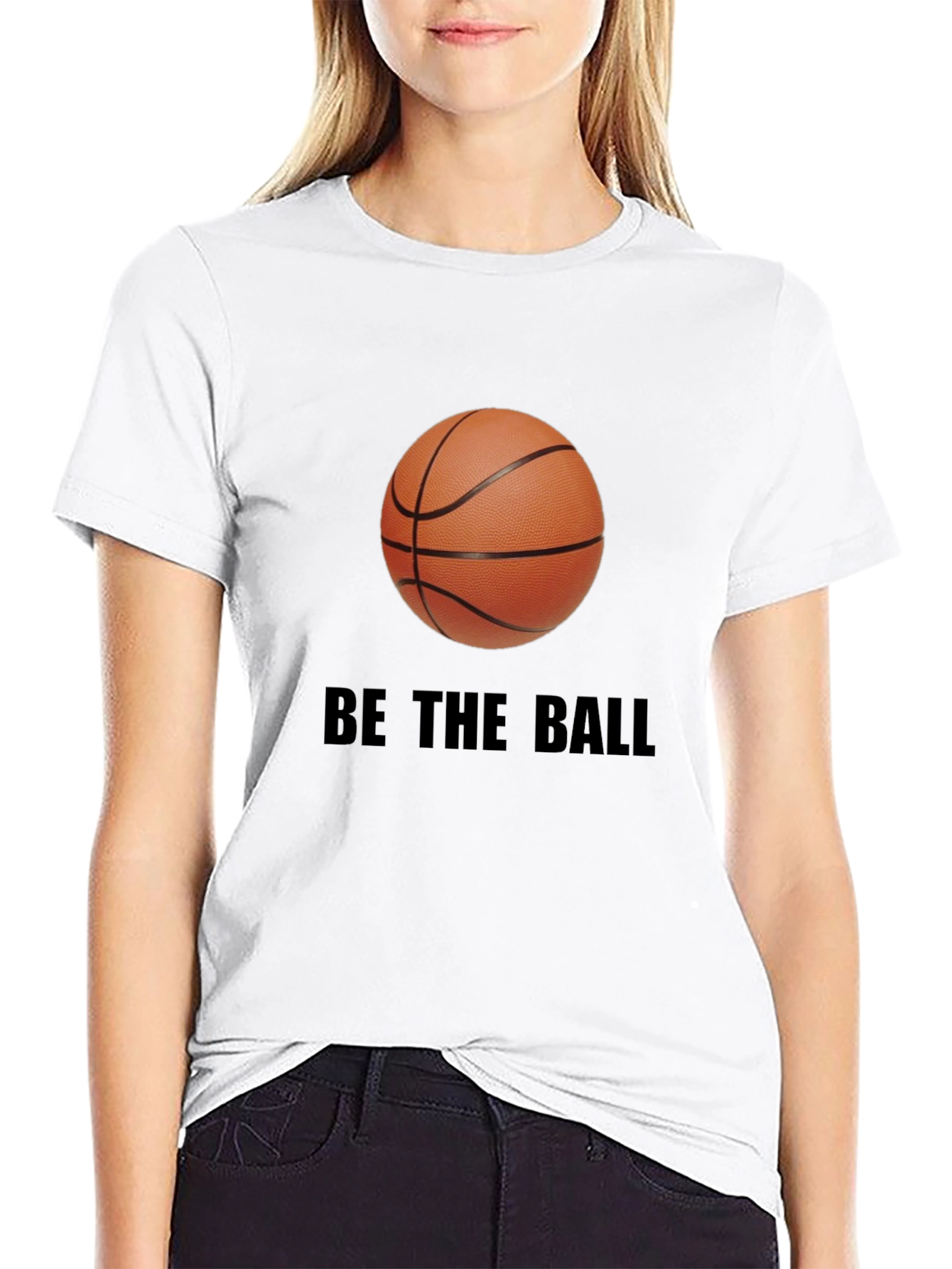 Be the Ball T-Shirt - Unique Basketball Graphic Tee