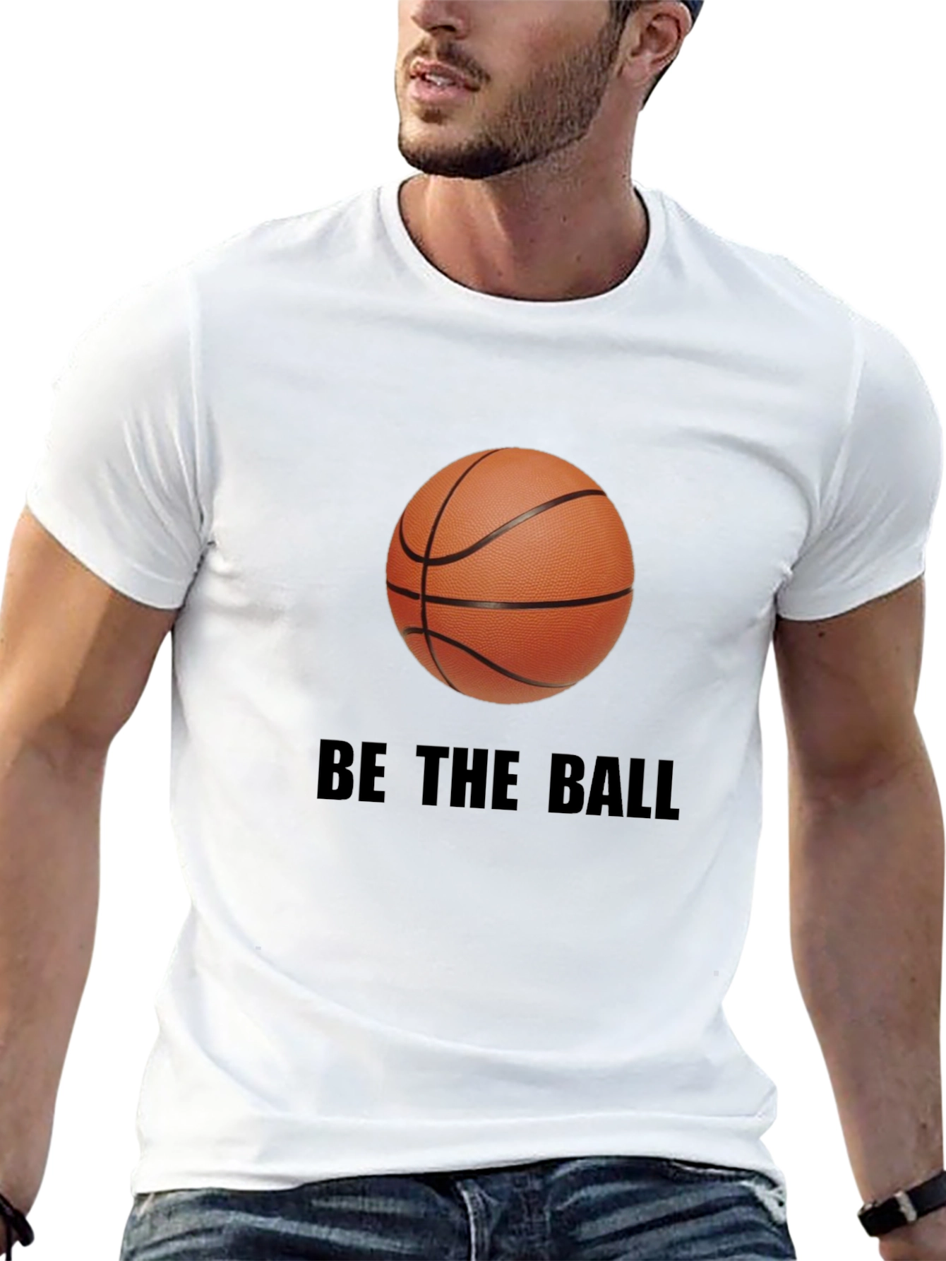 Be the Ball T-Shirt - Unique Basketball Graphic Tee