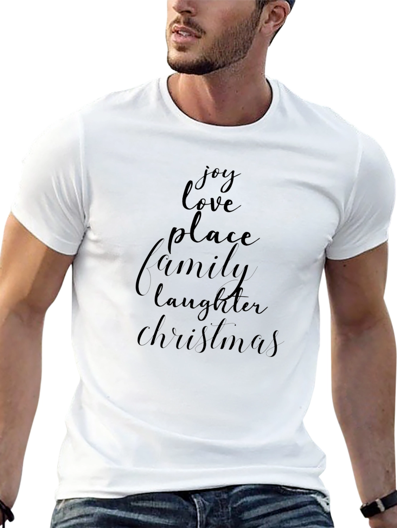 Joy Love Christmas Family T-Shirt