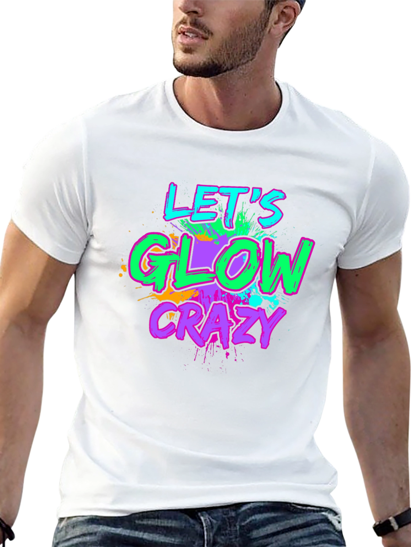 Lets Glow Crazy Graphic Tee
