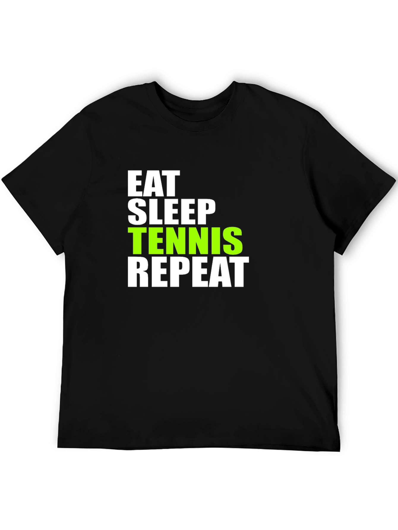 Eat Sleep Tennis Repeat Graphic Tee