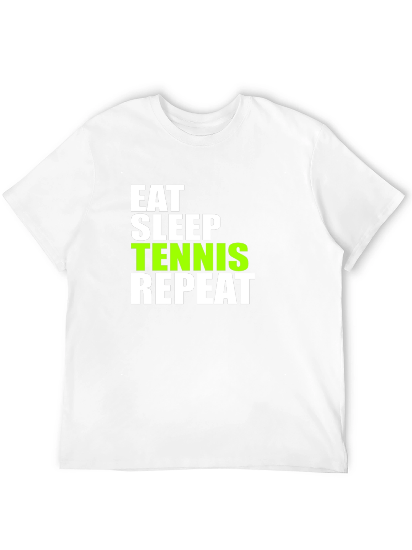 Eat Sleep Tennis Repeat Graphic Tee