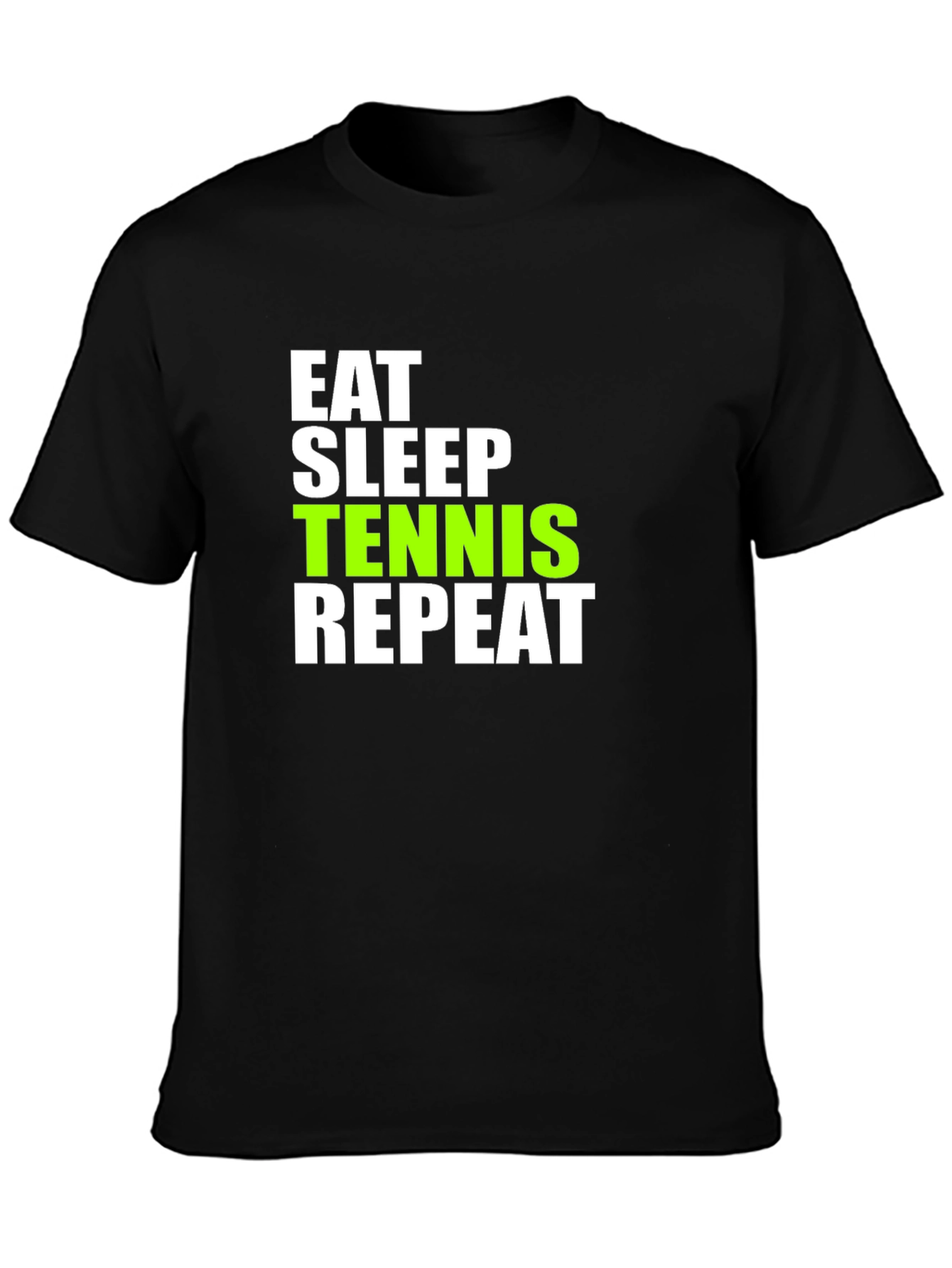 Eat Sleep Tennis Repeat Graphic Tee