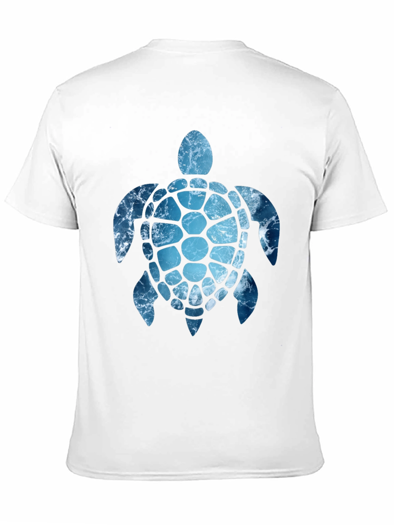 Ocean Wave Turtle Graphic Tee - Black