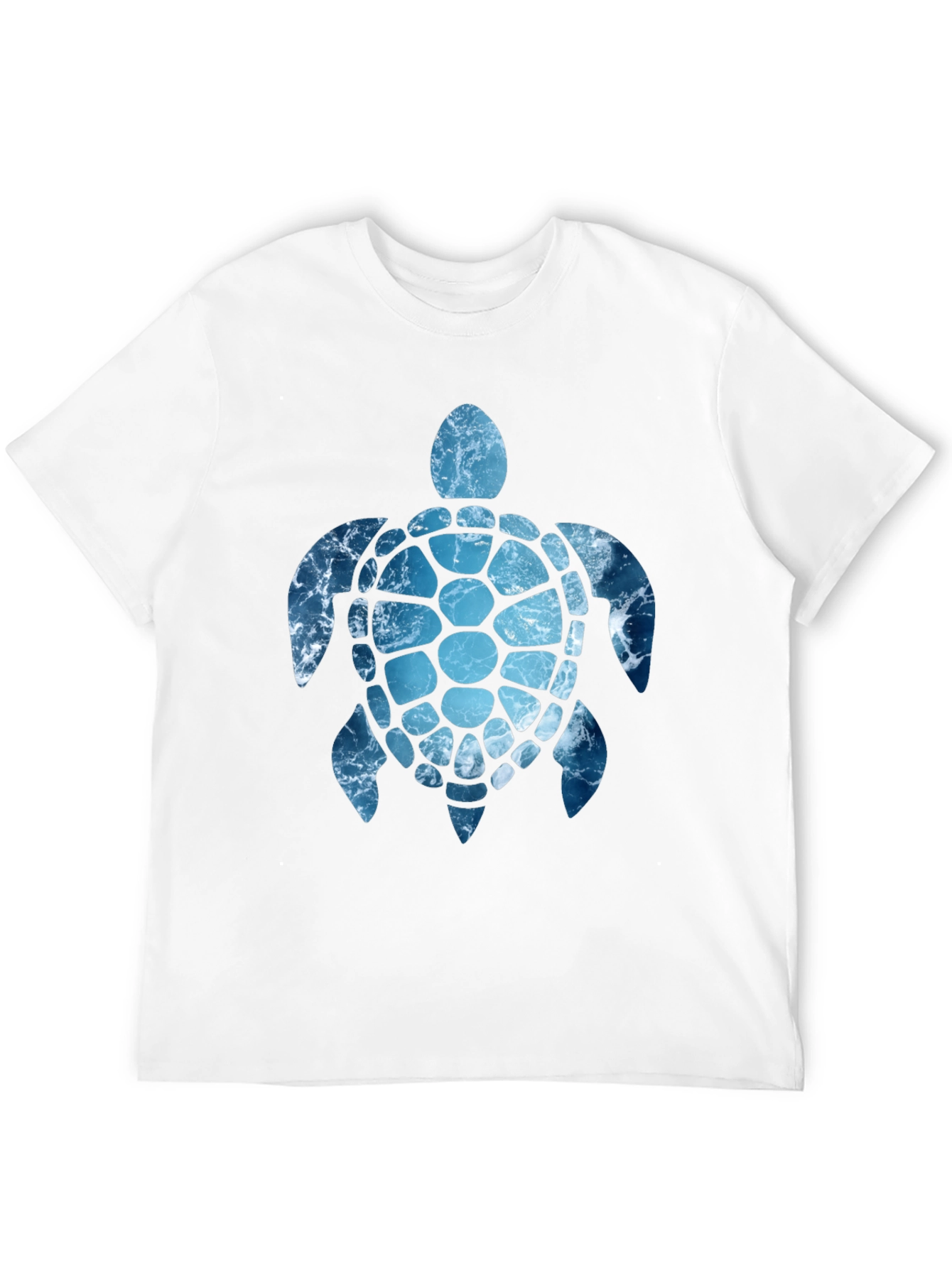 Ocean Wave Turtle Graphic Tee - Black