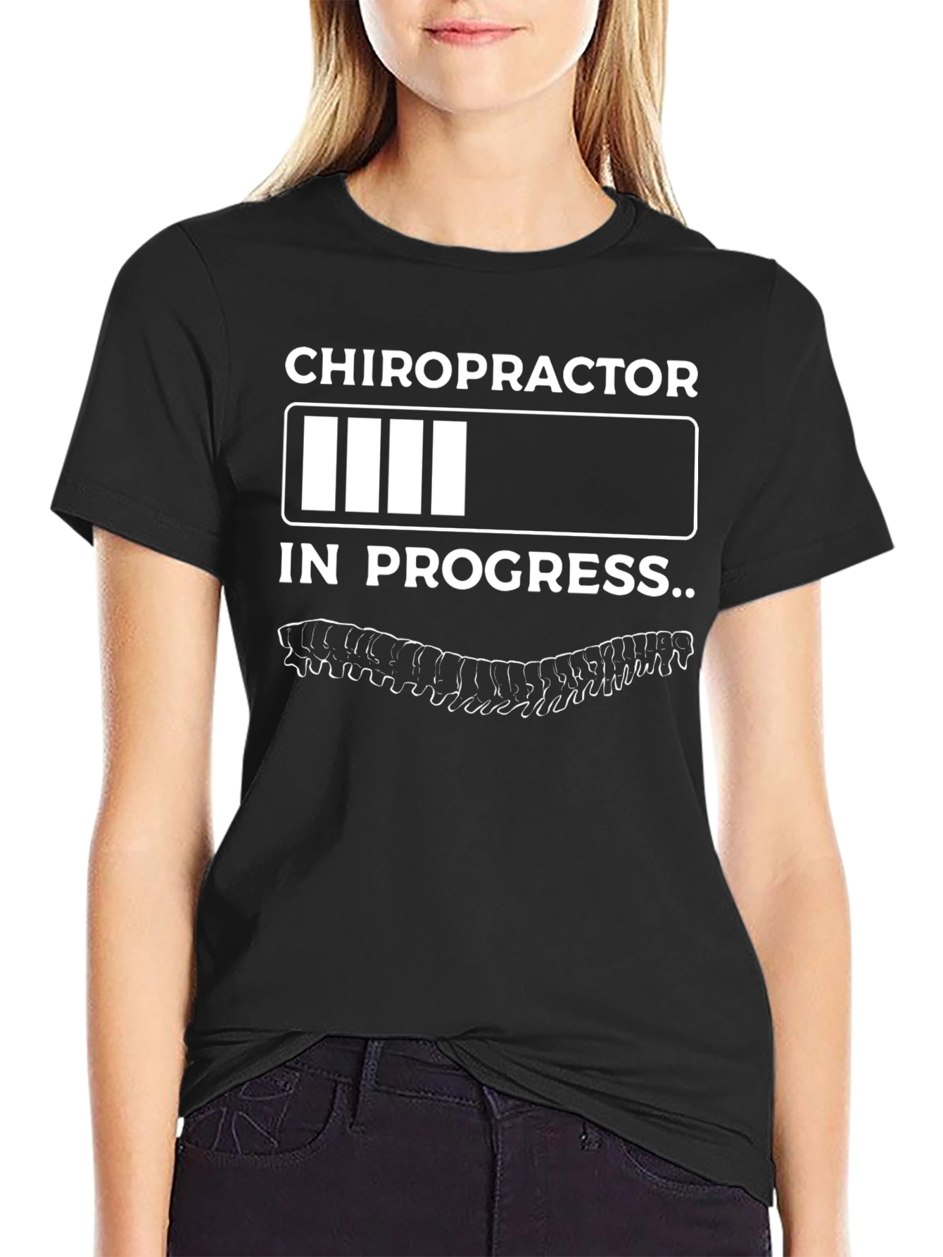 Chiropractor In Progress Funny T-Shirt