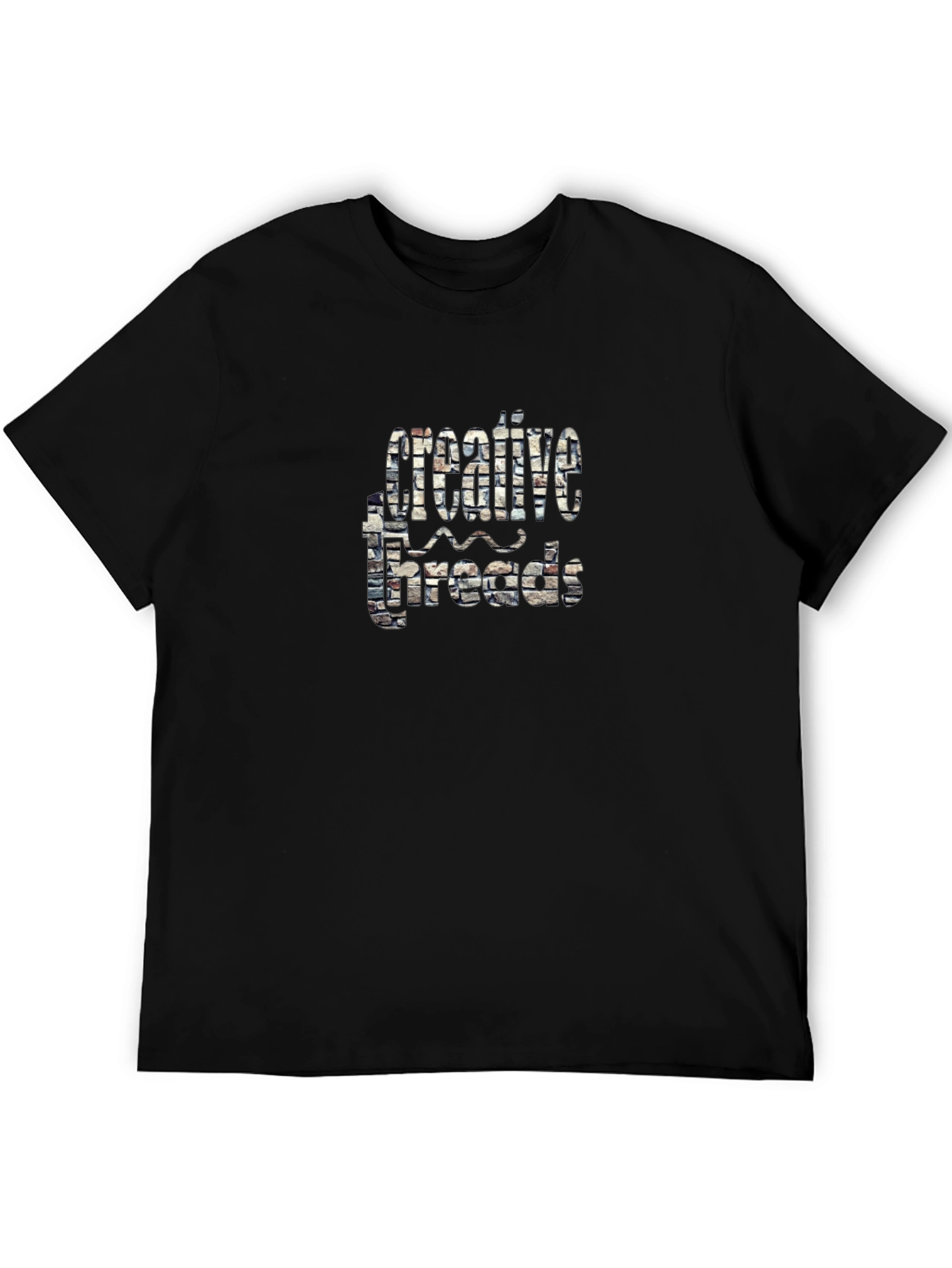 Creative Threads Graphic Black T-Shirt