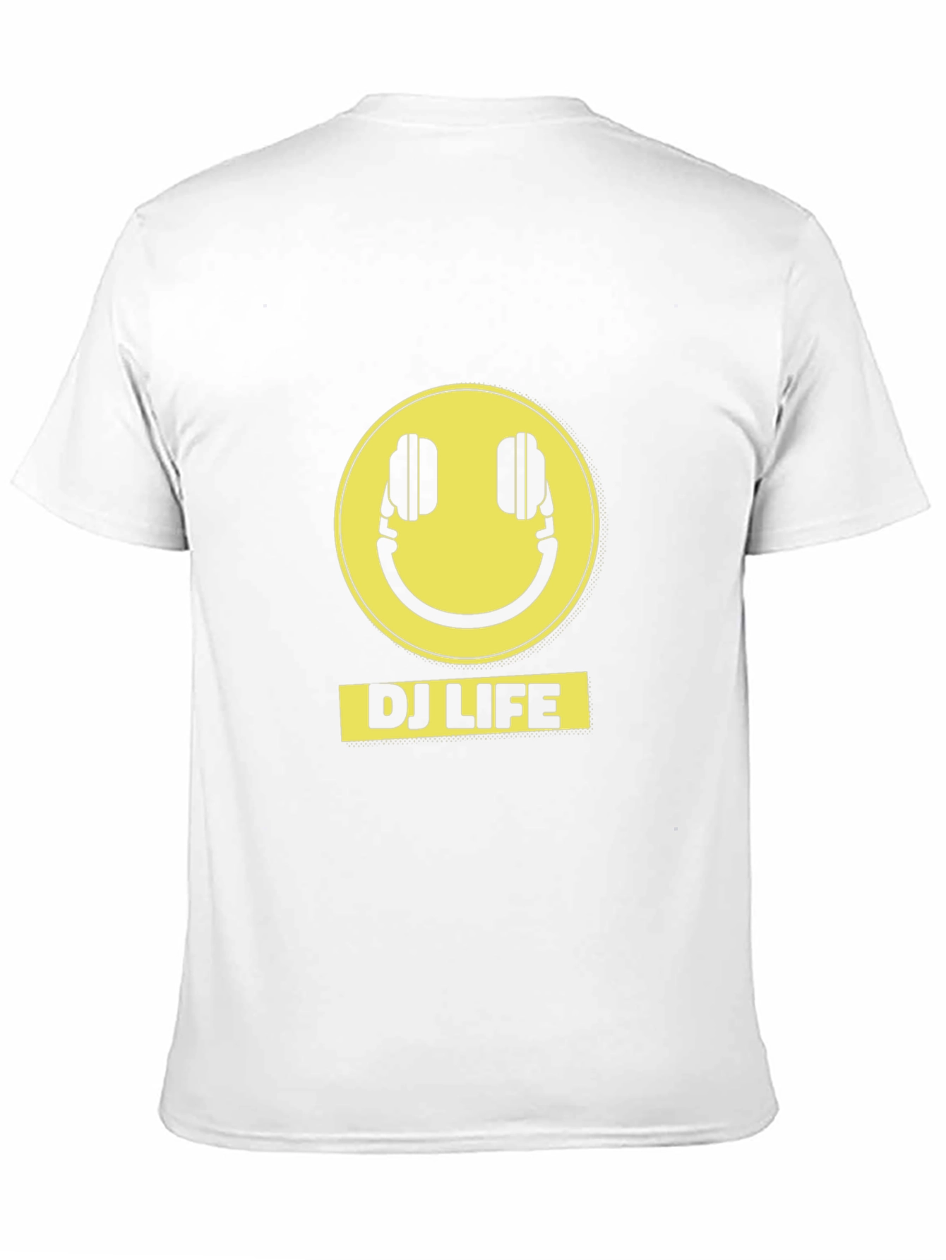 DJ Life Black T-Shirt with Yellow Graphic