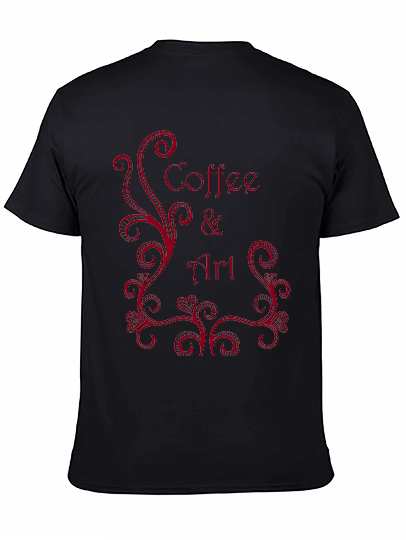 Coffee & Art Black T-Shirt
