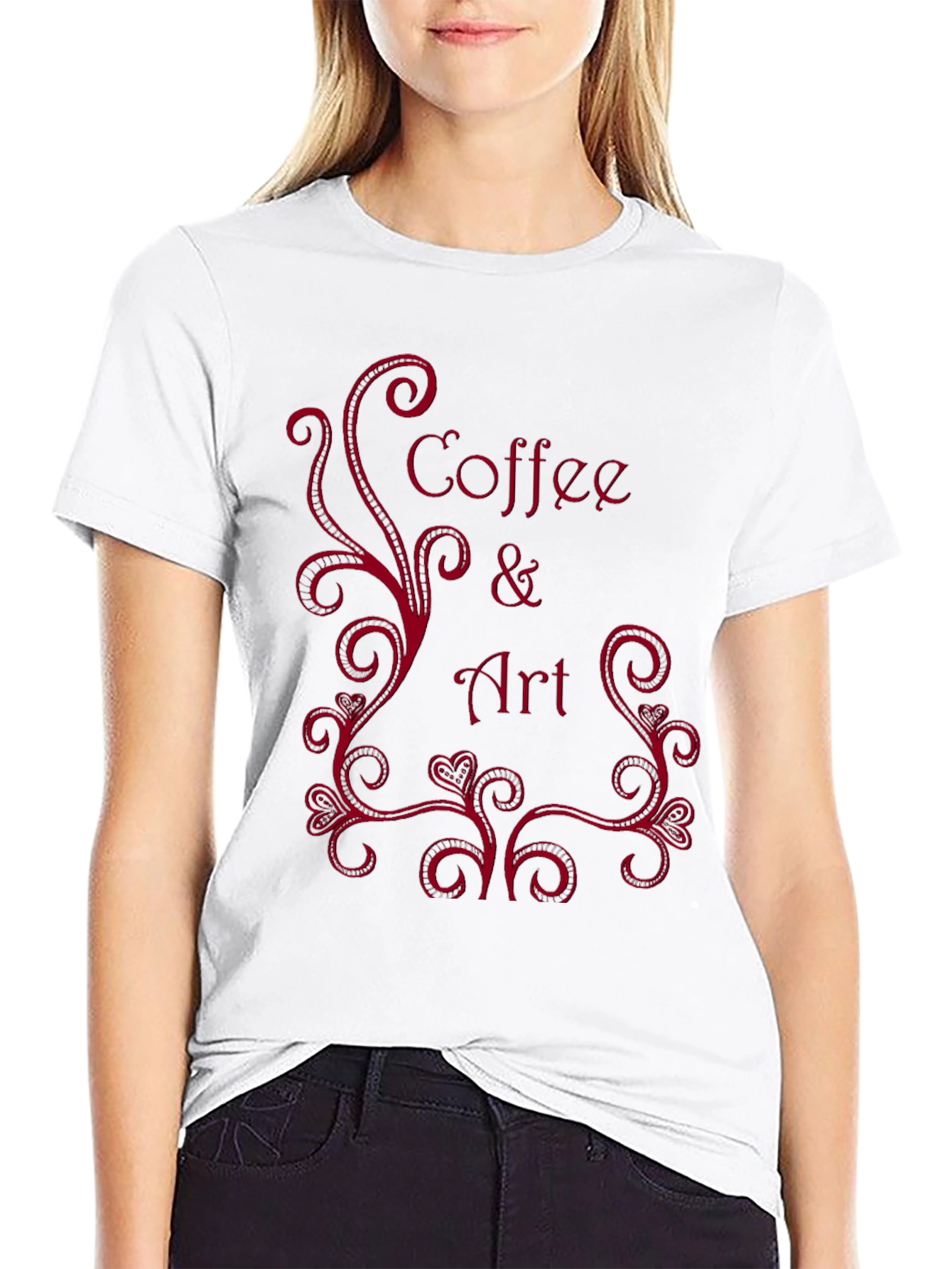 Coffee & Art Black T-Shirt