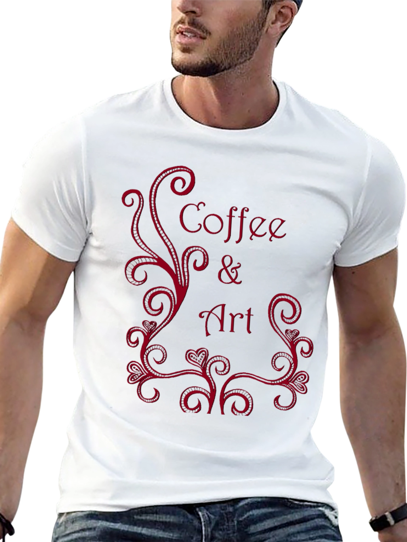 Coffee & Art Black T-Shirt