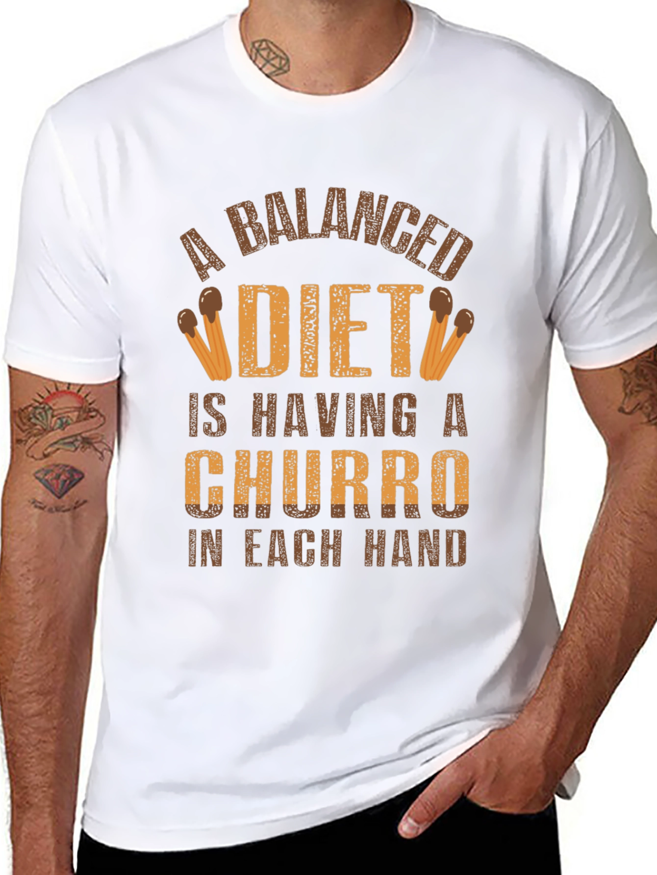 Balanced Diet Churro T-Shirt