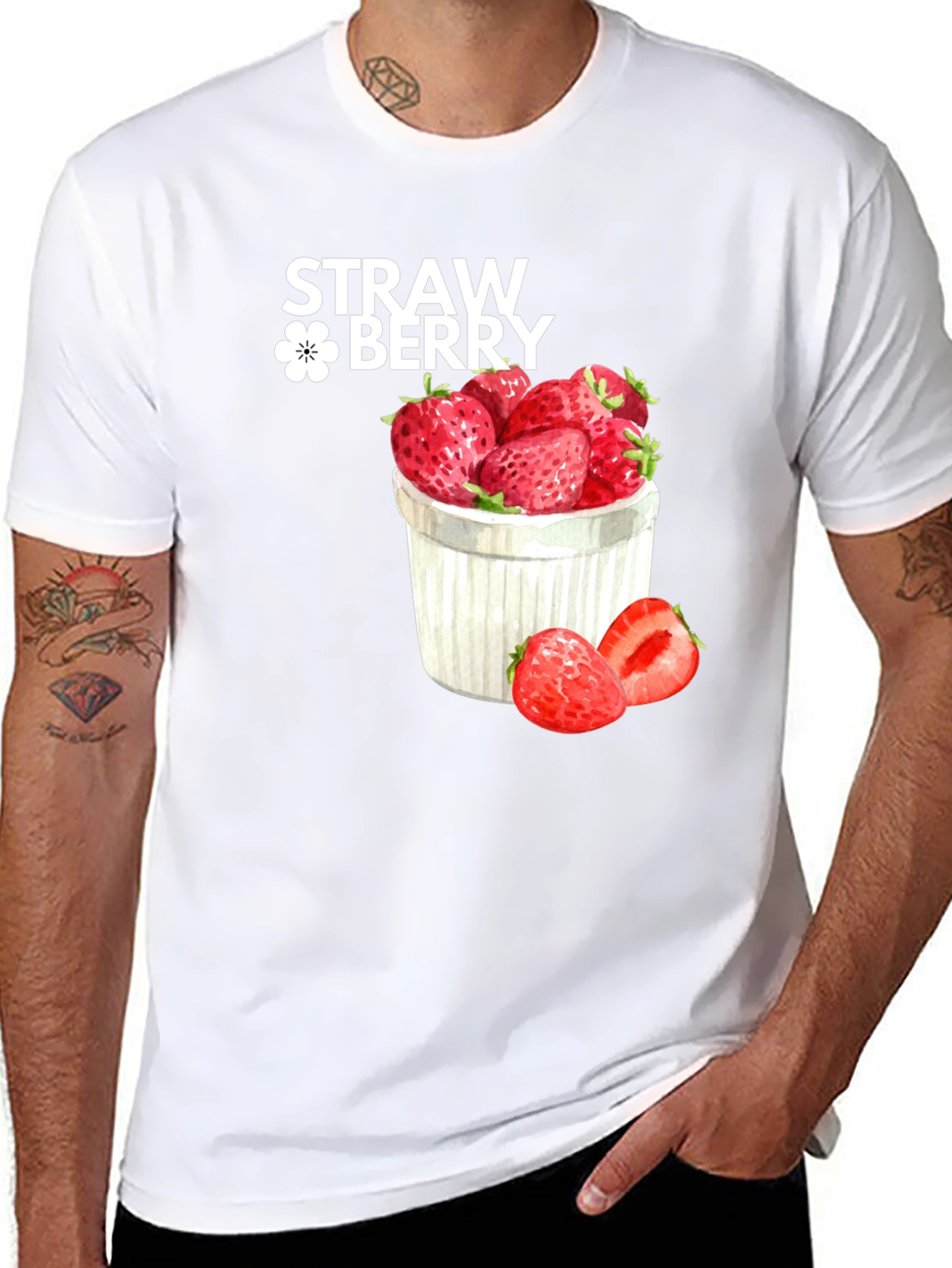 Strawberry Graphic Tee - Fresh & Fun Style