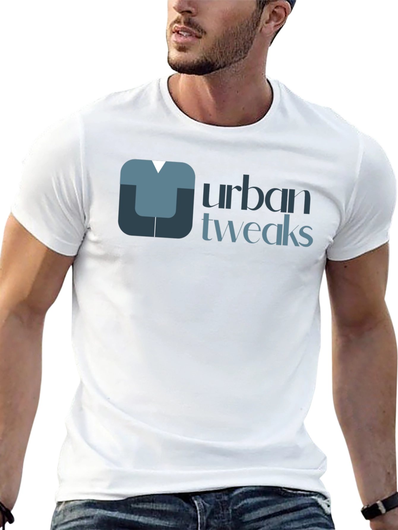 Urban Tweaks Graphic Tee - Stylish Black Cotton T-Shirt