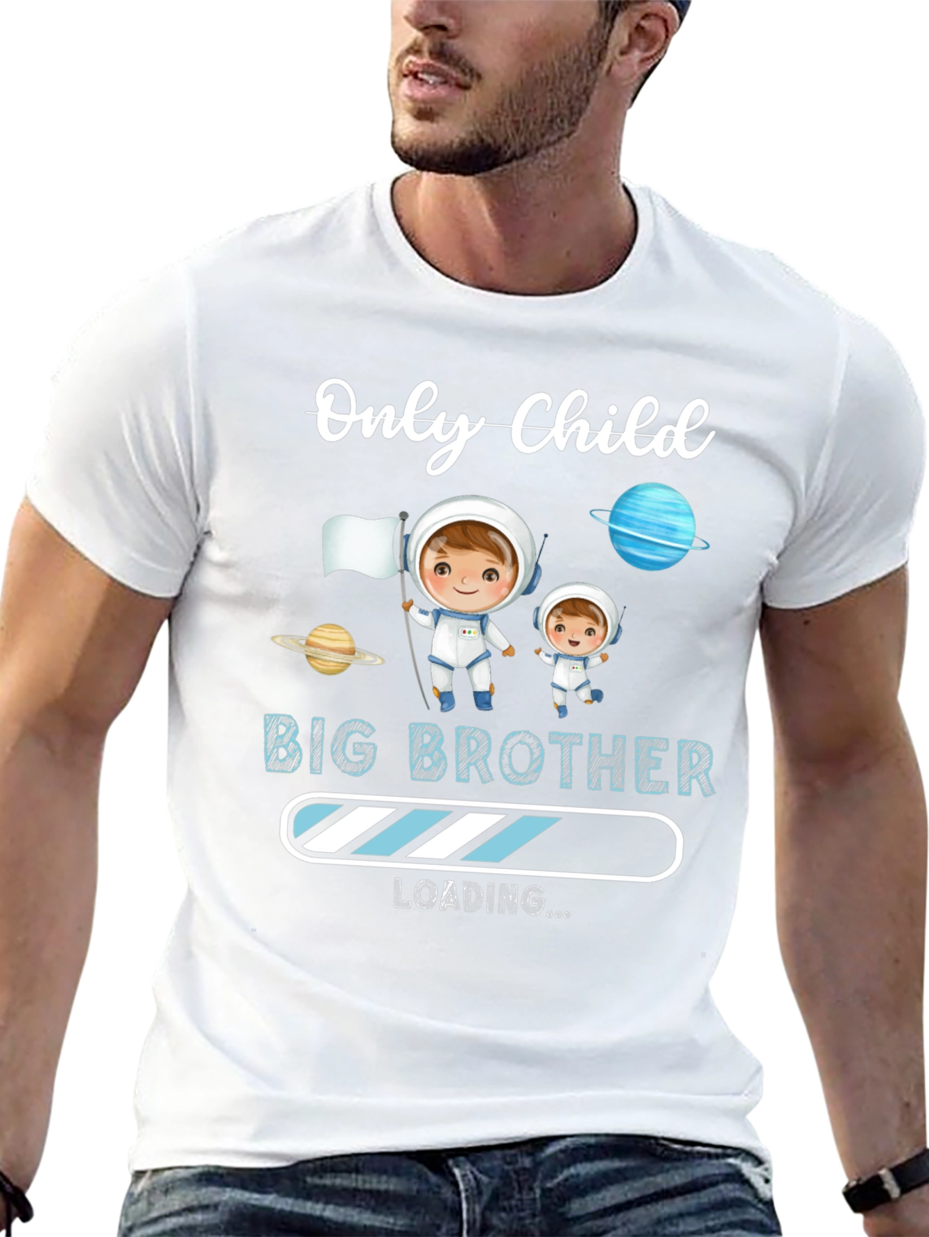 Only Child Big Brother Loading T-Shirt