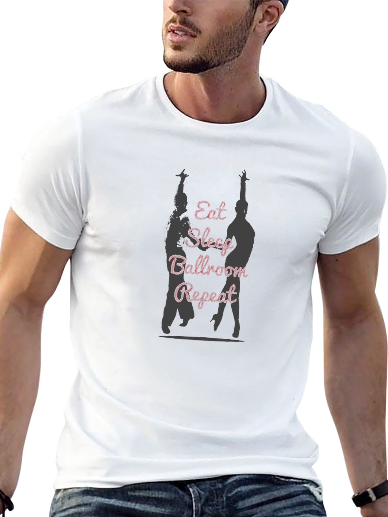 Ballroom Dance T-Shirt - Eat Sleep Ballroom Repeat