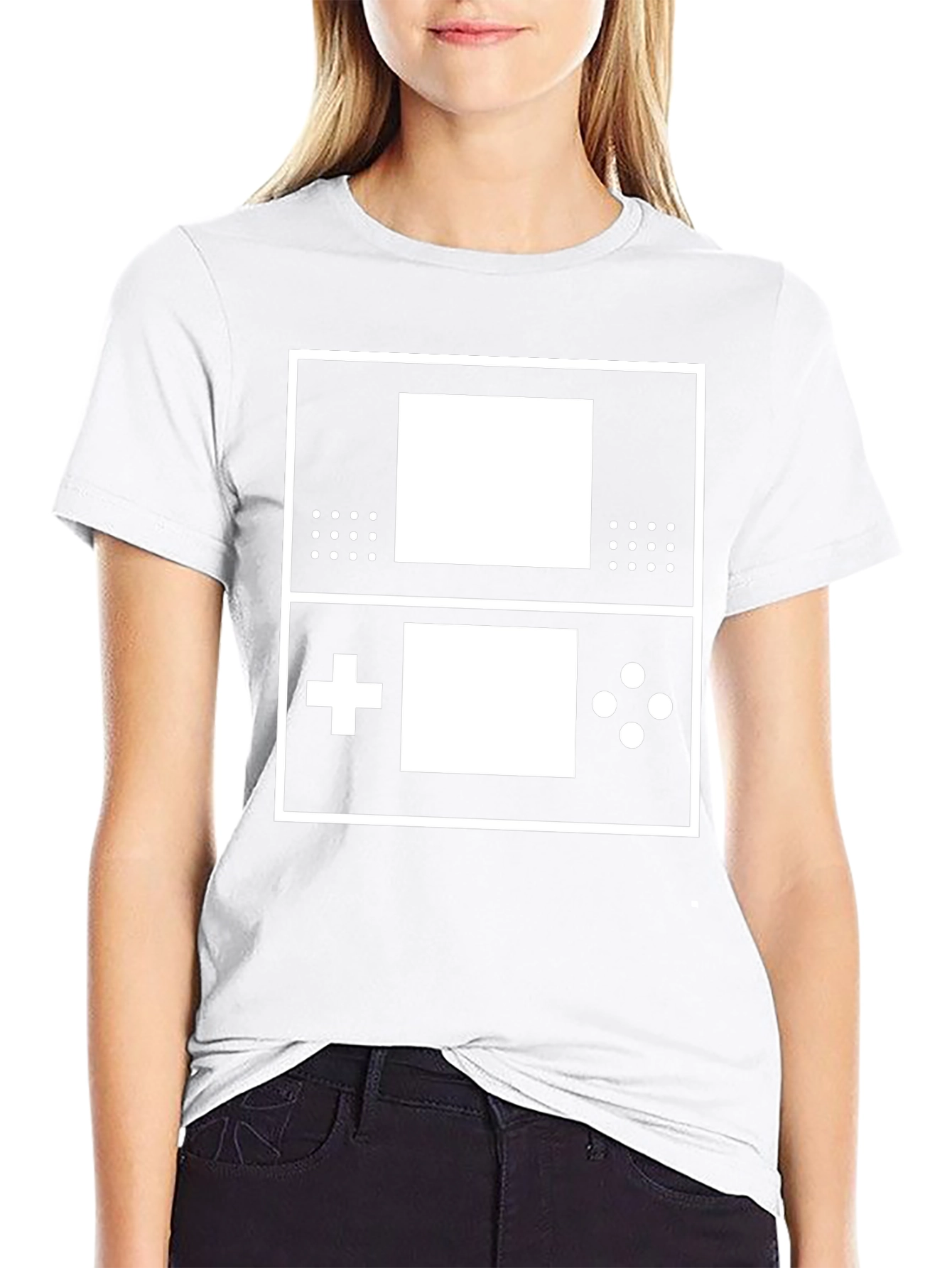 Retro Gaming T-Shirt - Classic Handheld Design