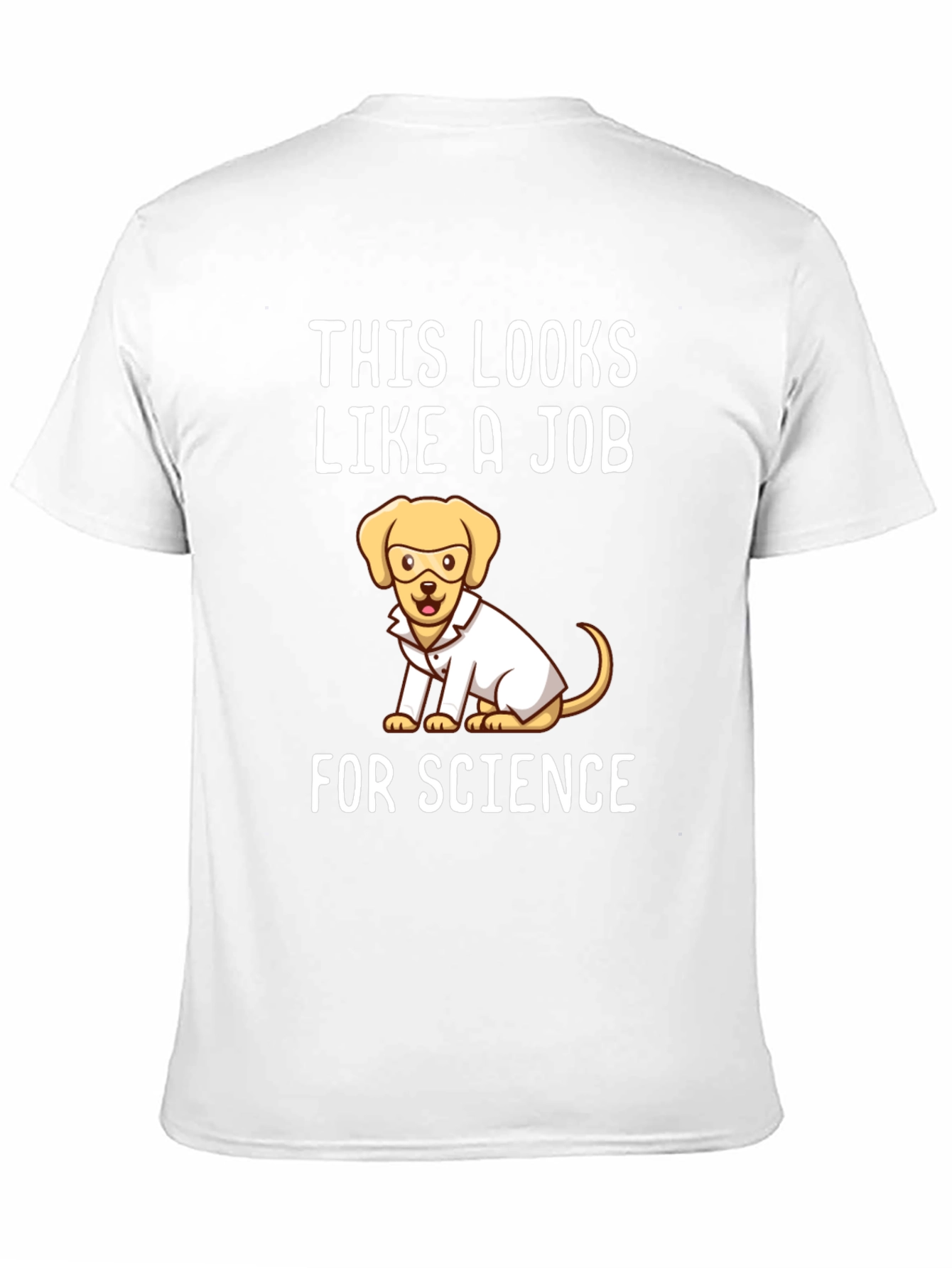 Science Dog T-Shirt - Funny Lab Coat Tee