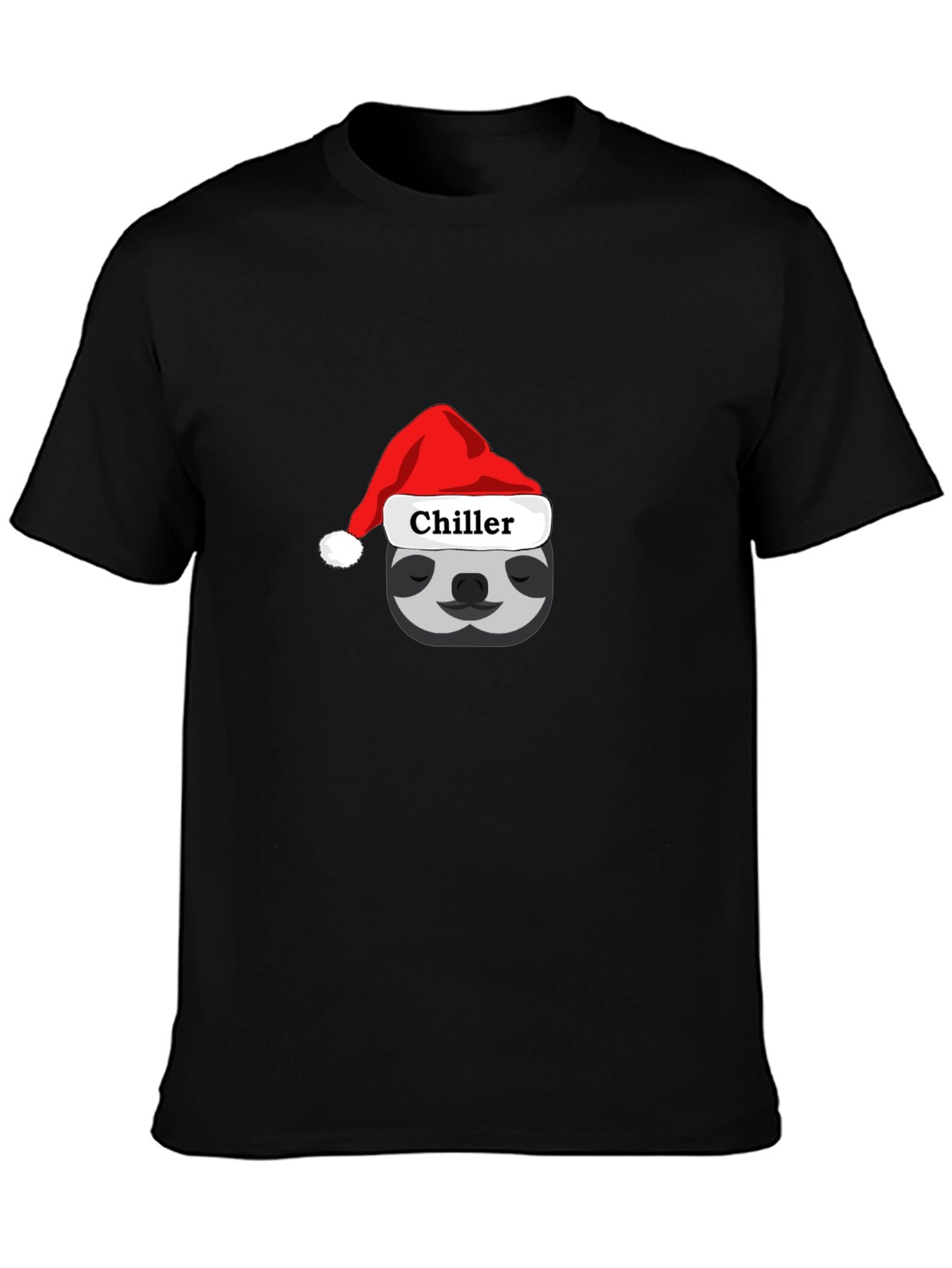 Chiller Sloth Santa Hat T-Shirt